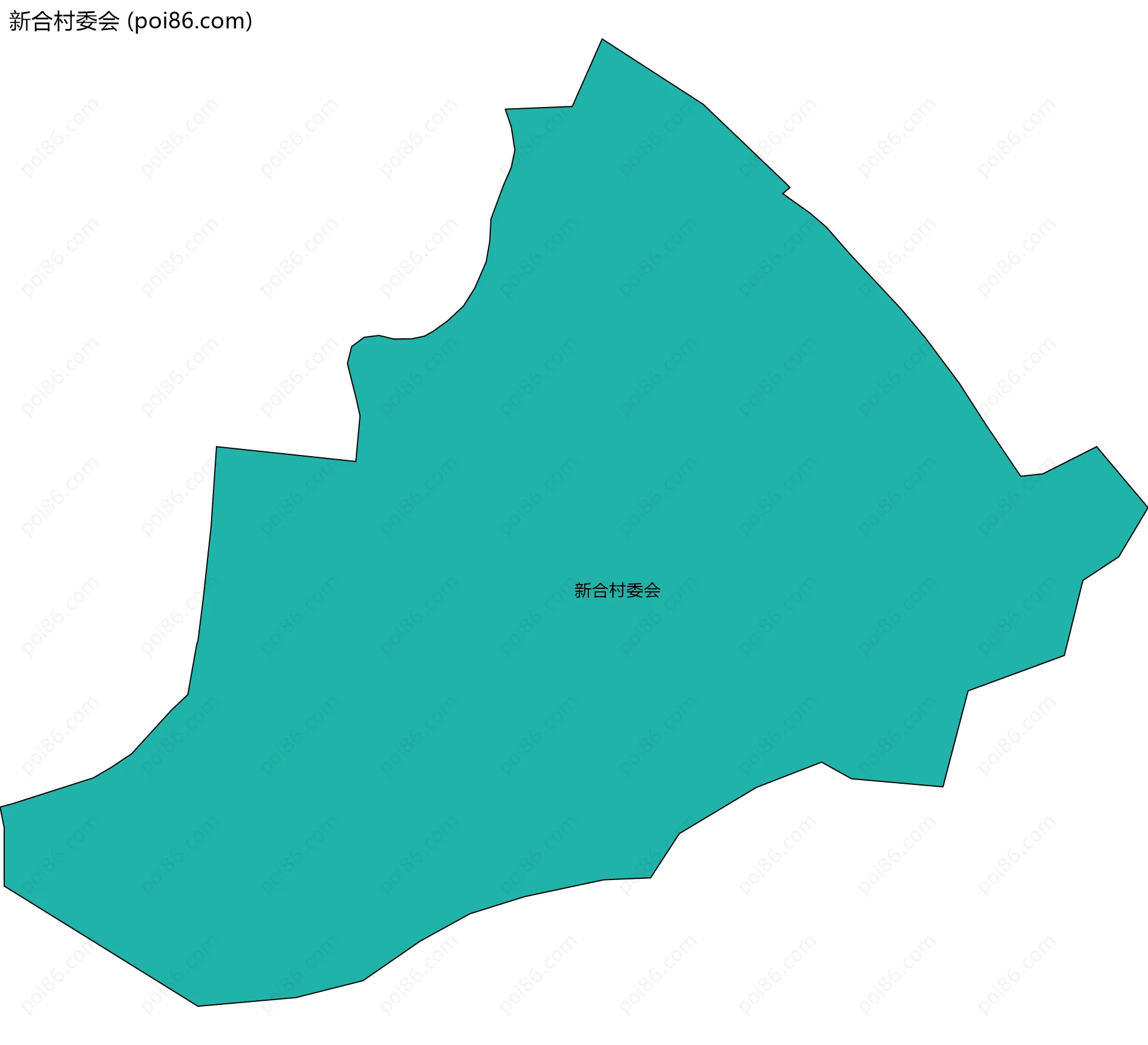 新合村委会边界地图