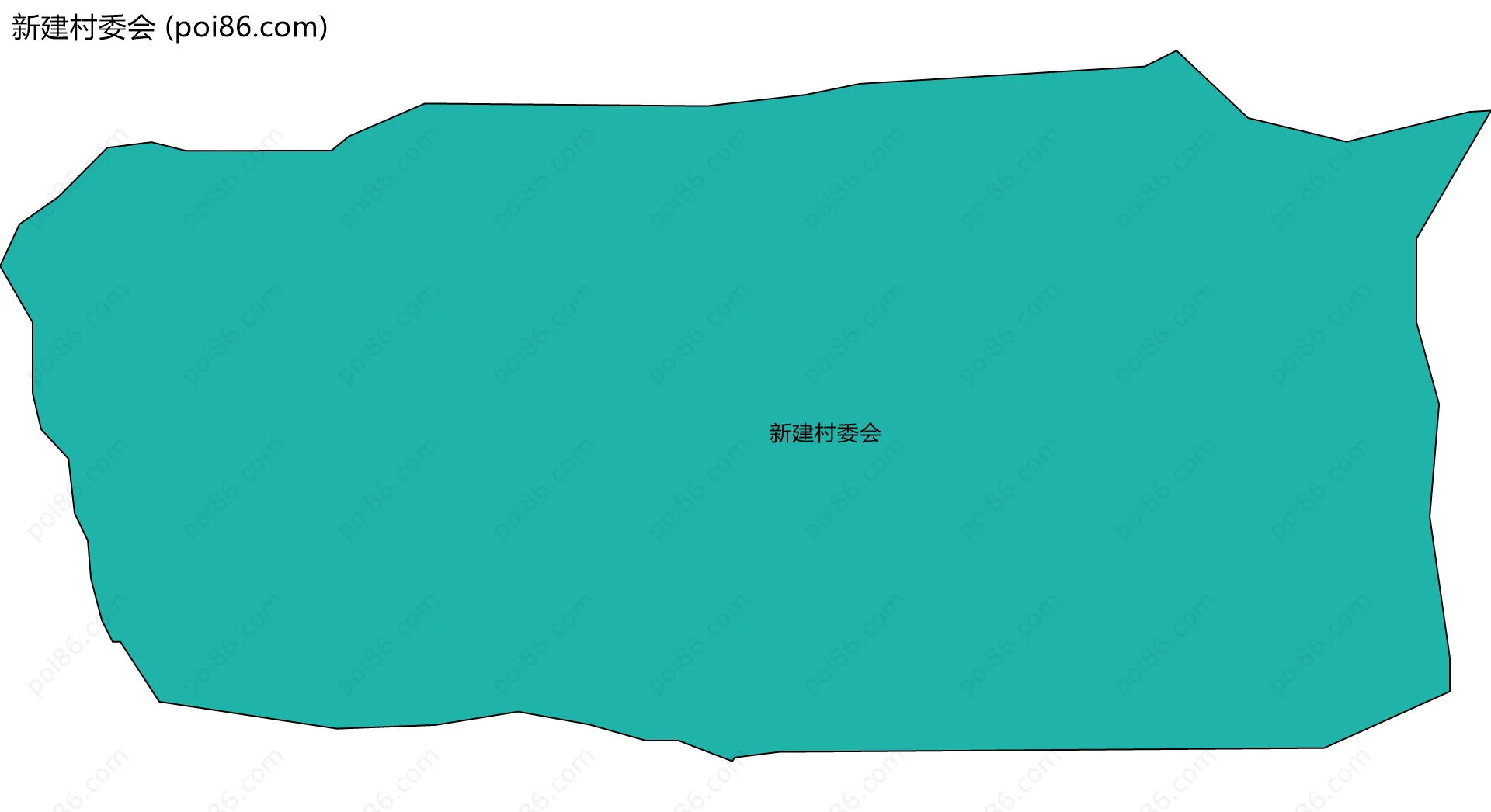 新建村委会边界地图