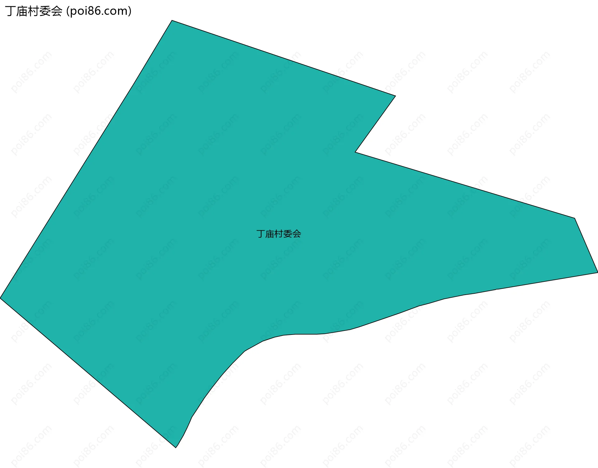 丁庙村委会边界地图