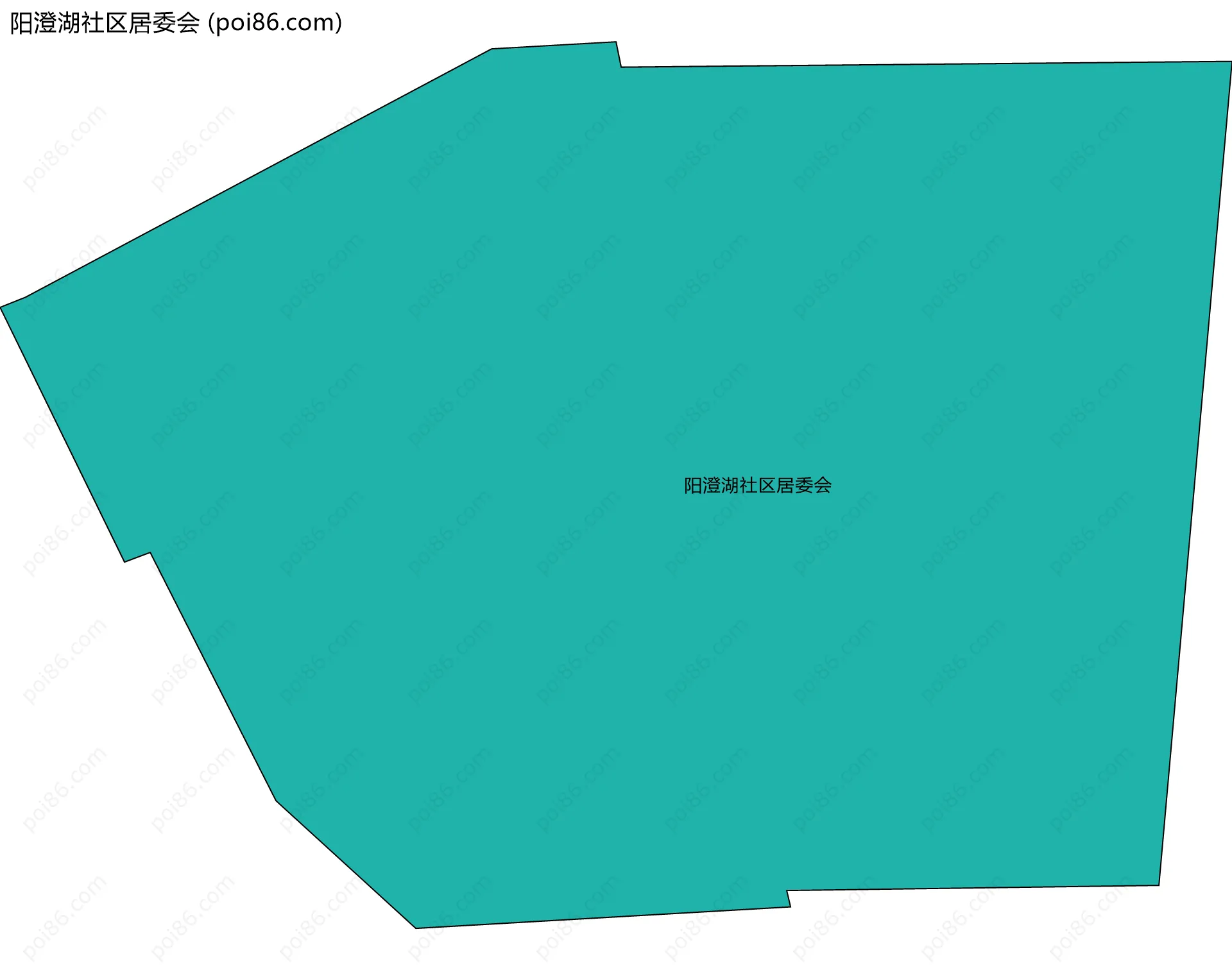 阳澄湖社区居委会边界地图