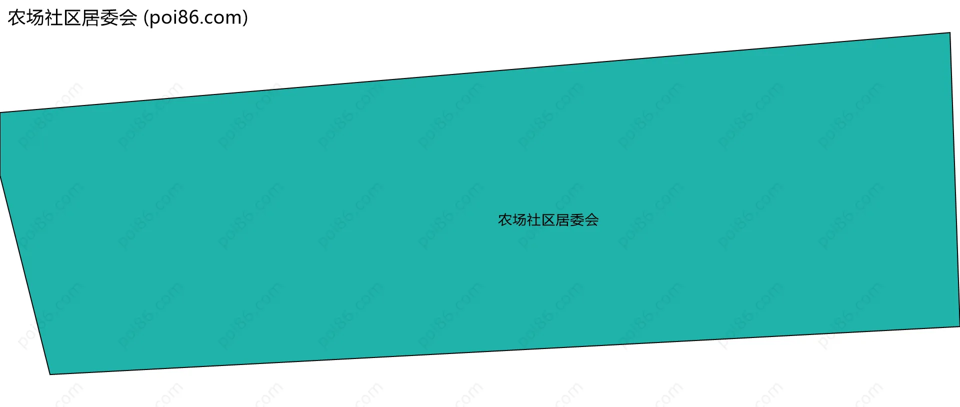 农场社区居委会边界地图