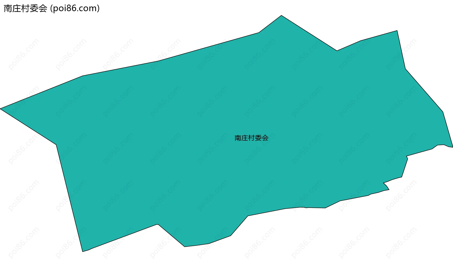 南庄村委会边界地图