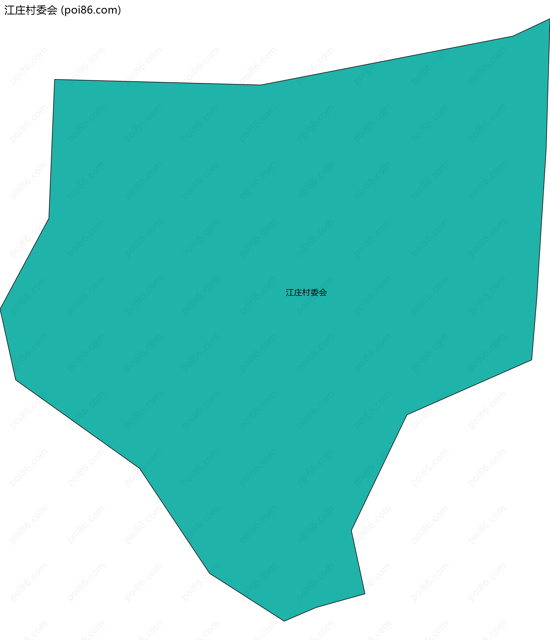 江庄村委会边界地图