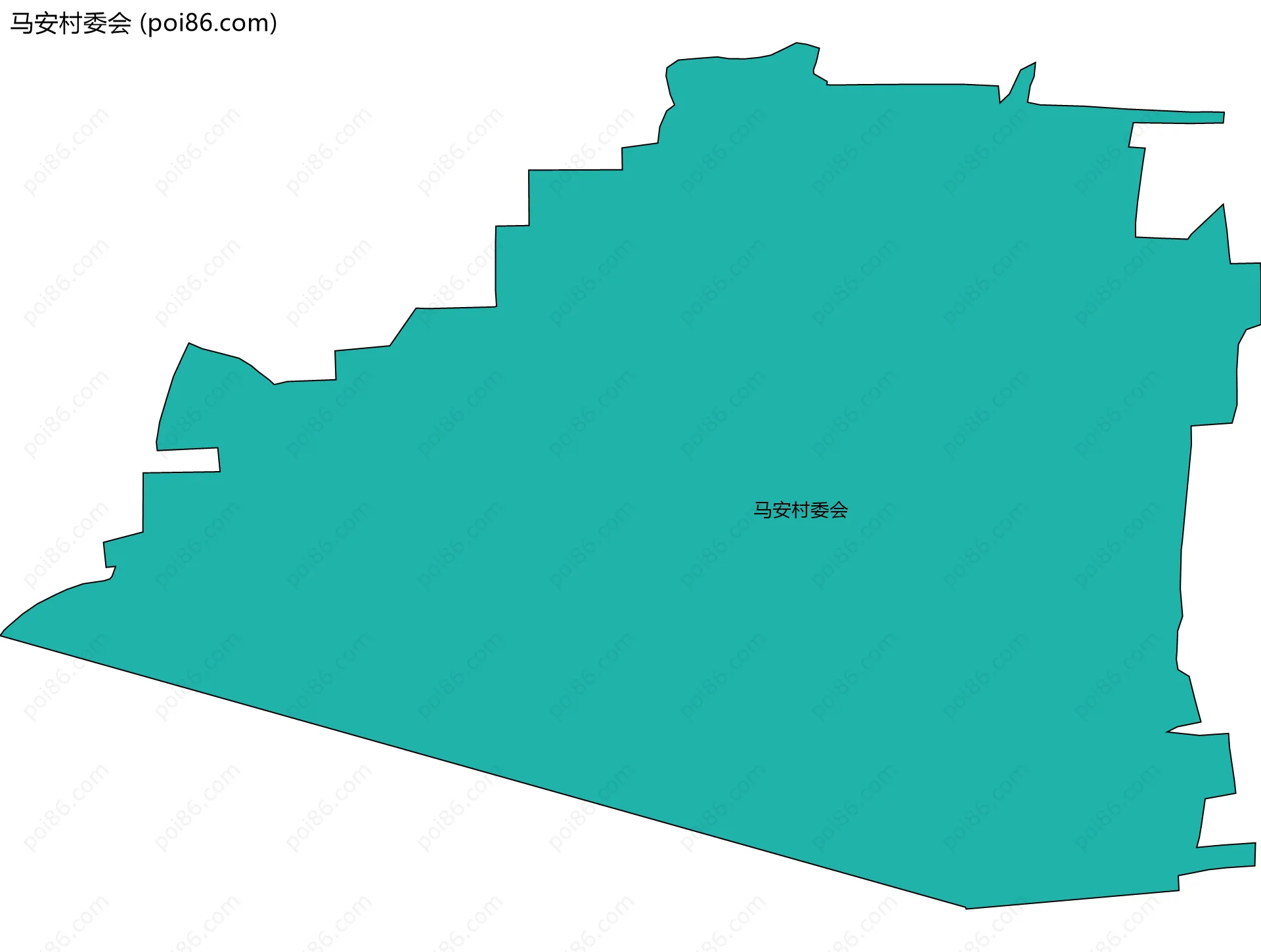 马安村委会边界地图