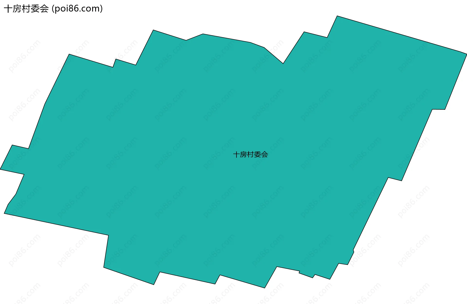十房村委会边界地图