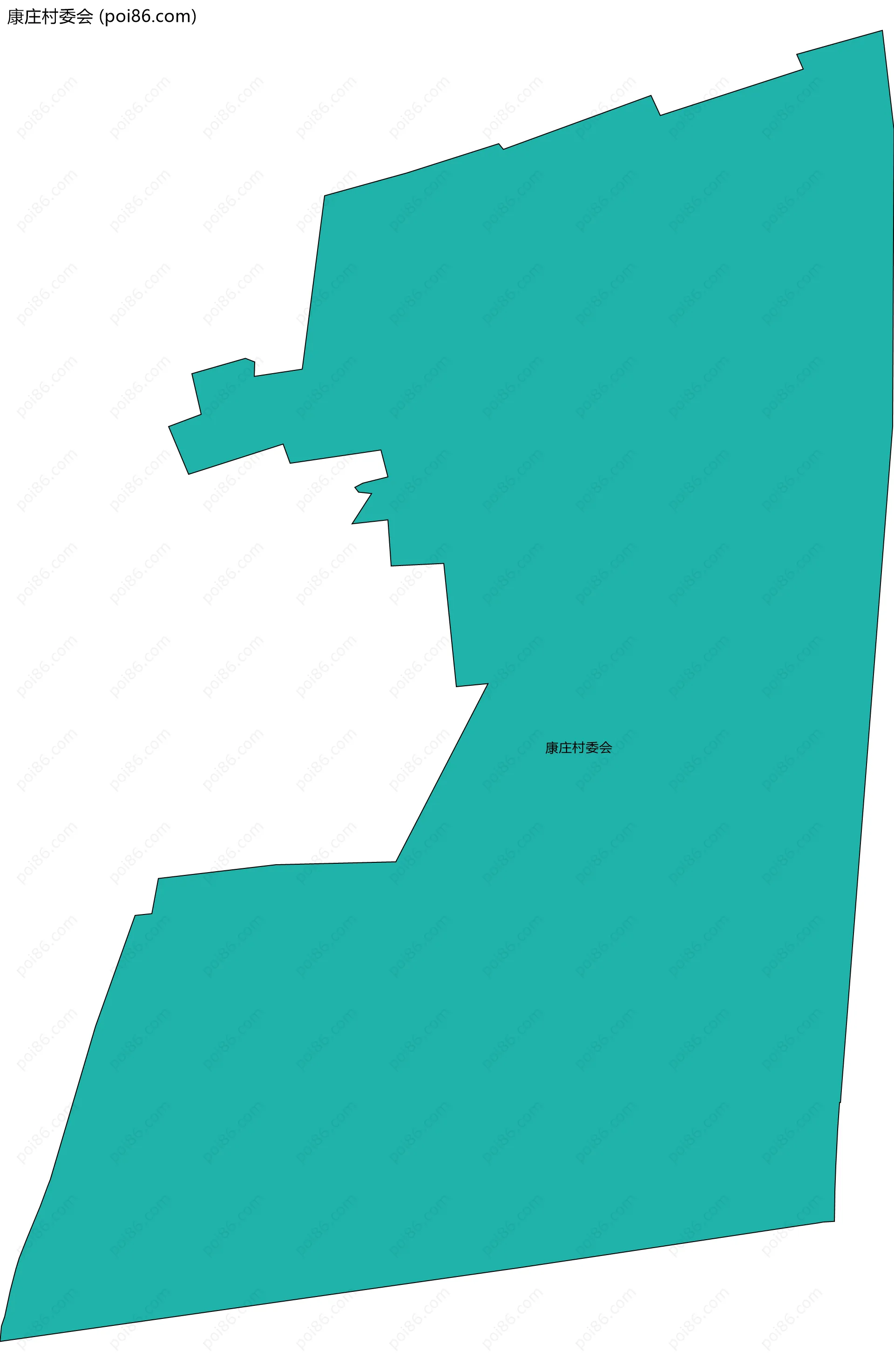 康庄村委会边界地图