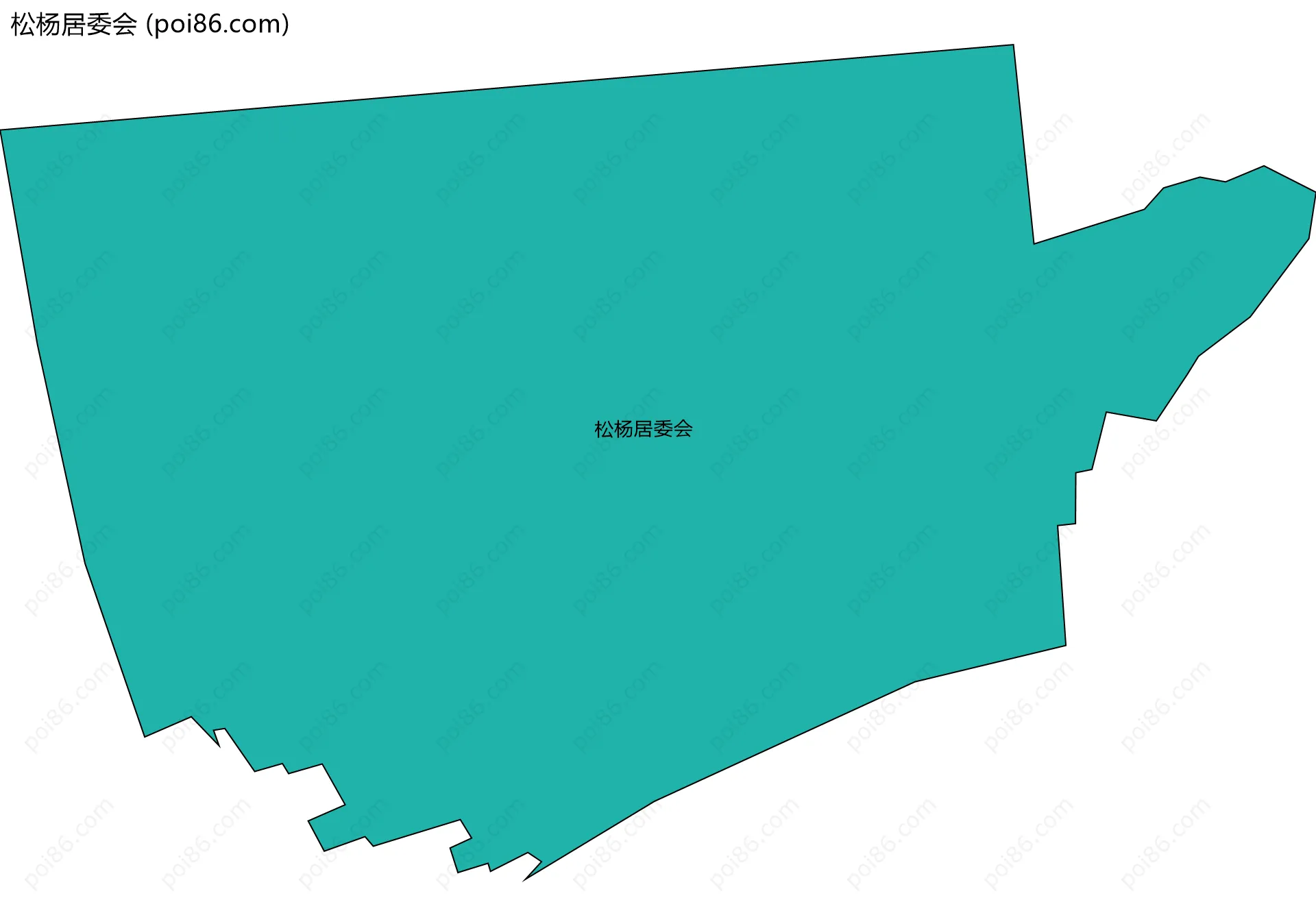 松杨居委会边界地图