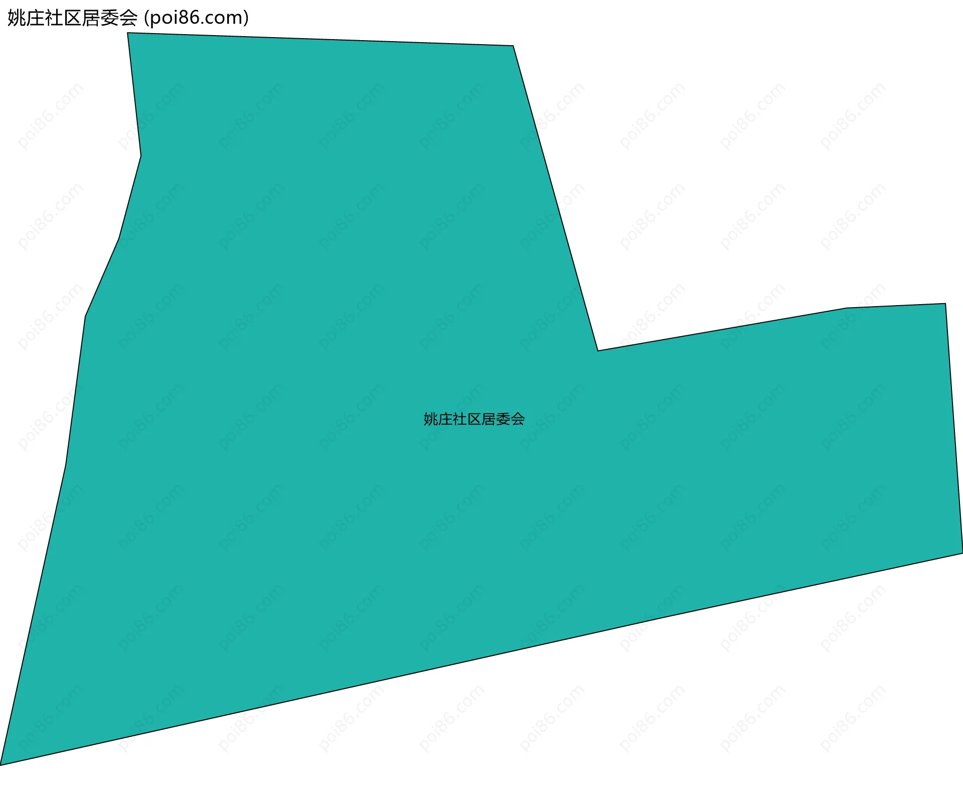 姚庄社区居委会边界地图