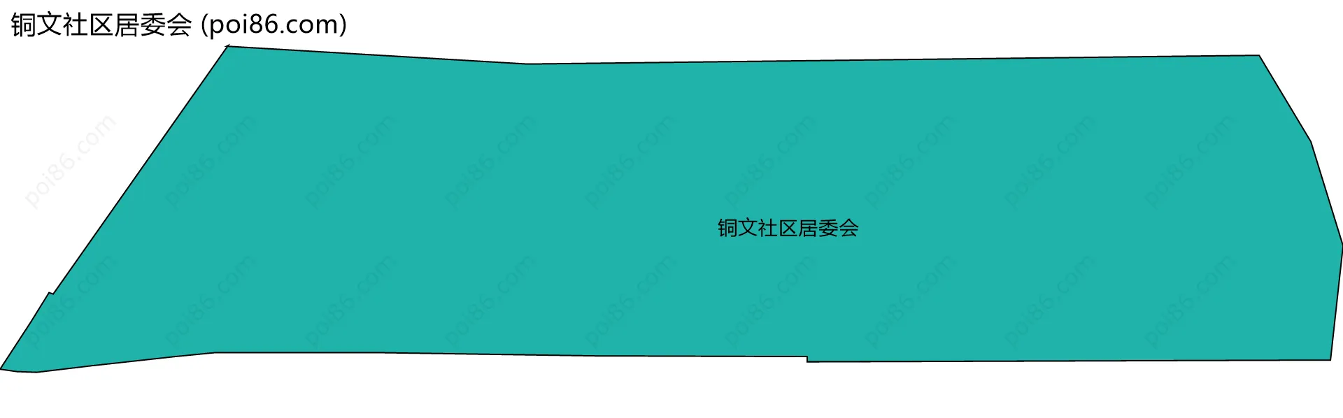 铜文社区居委会边界地图