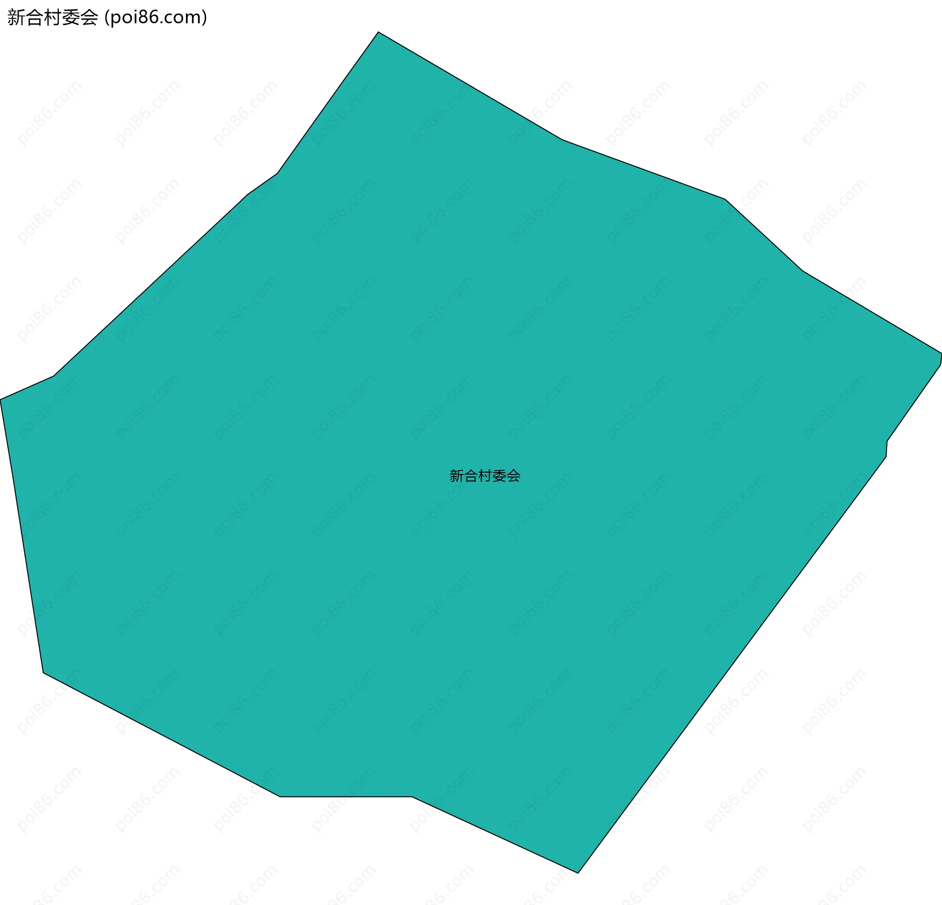 新合村委会边界地图