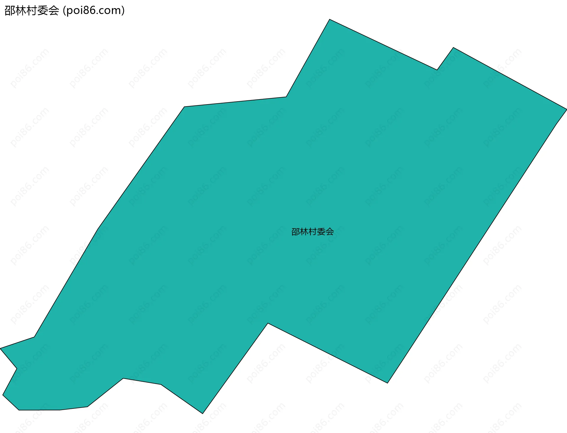 邵林村委会边界地图