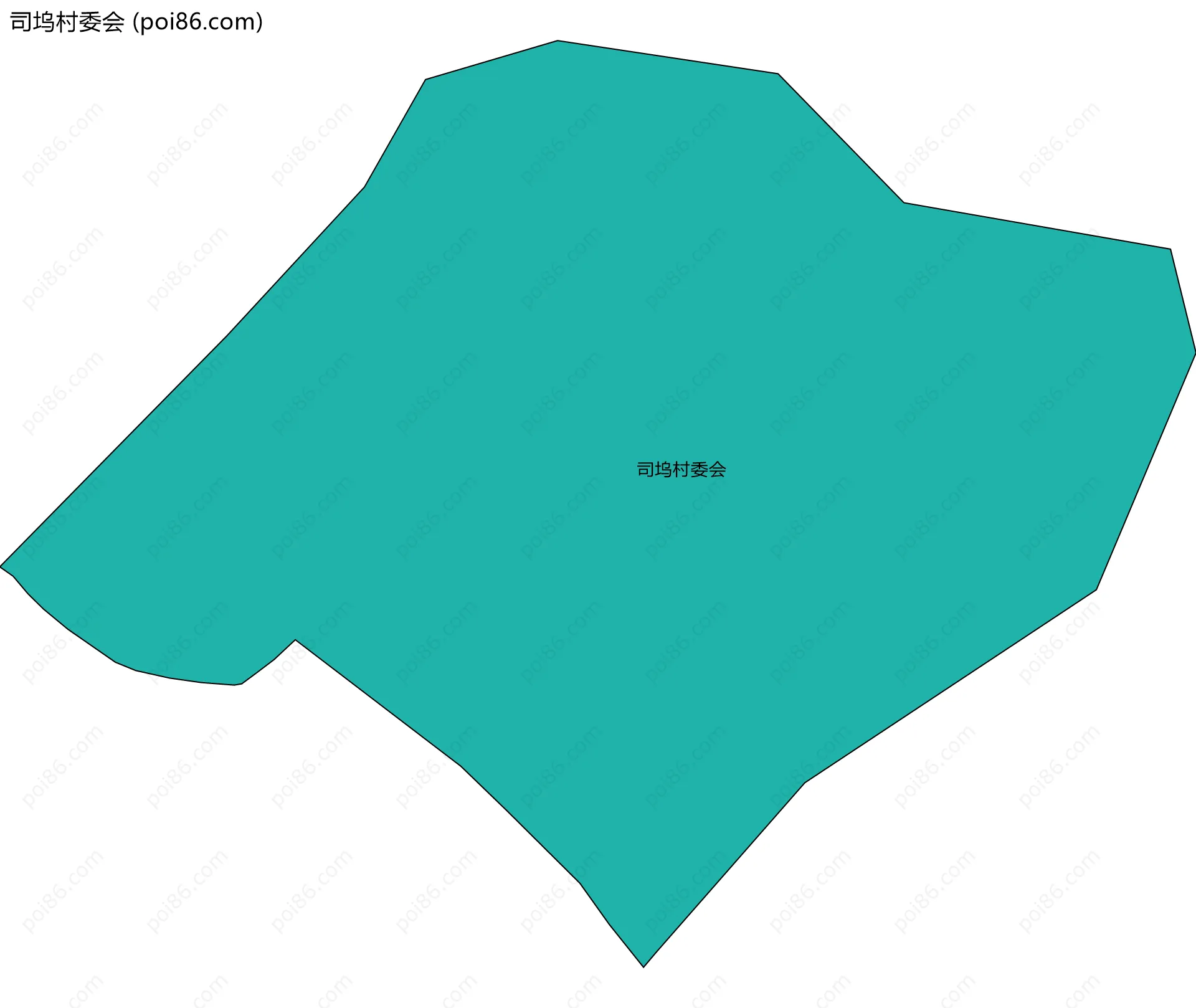 司坞村委会边界地图