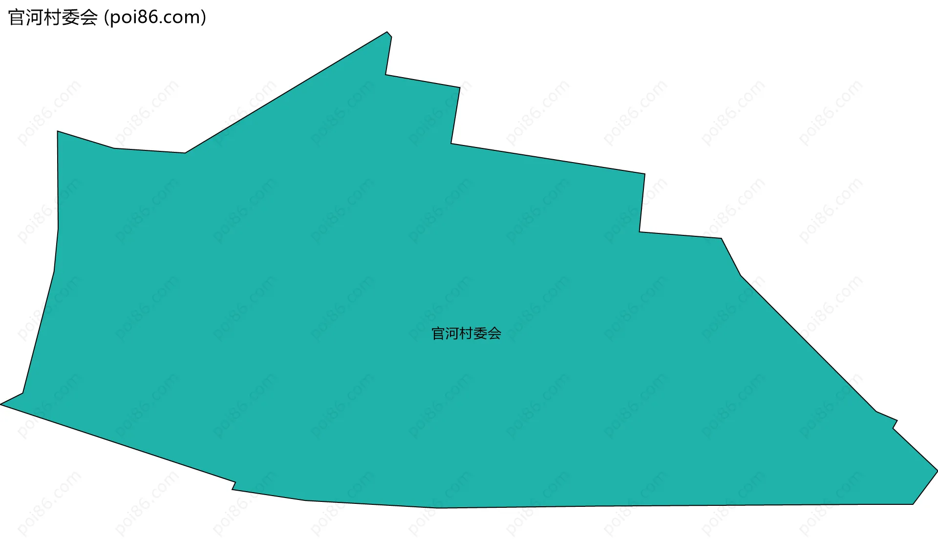 官河村委会边界地图