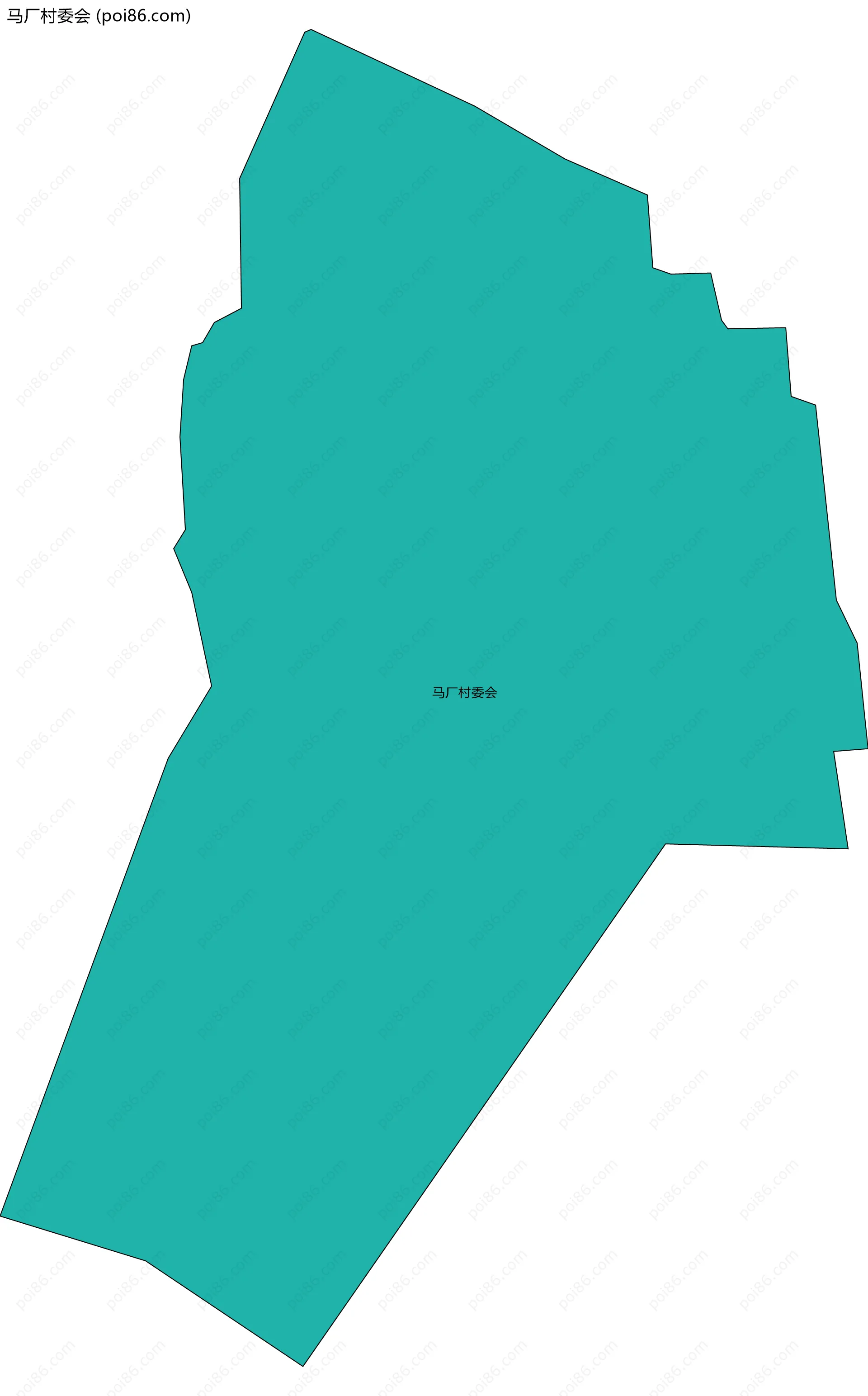 马厂村委会边界地图