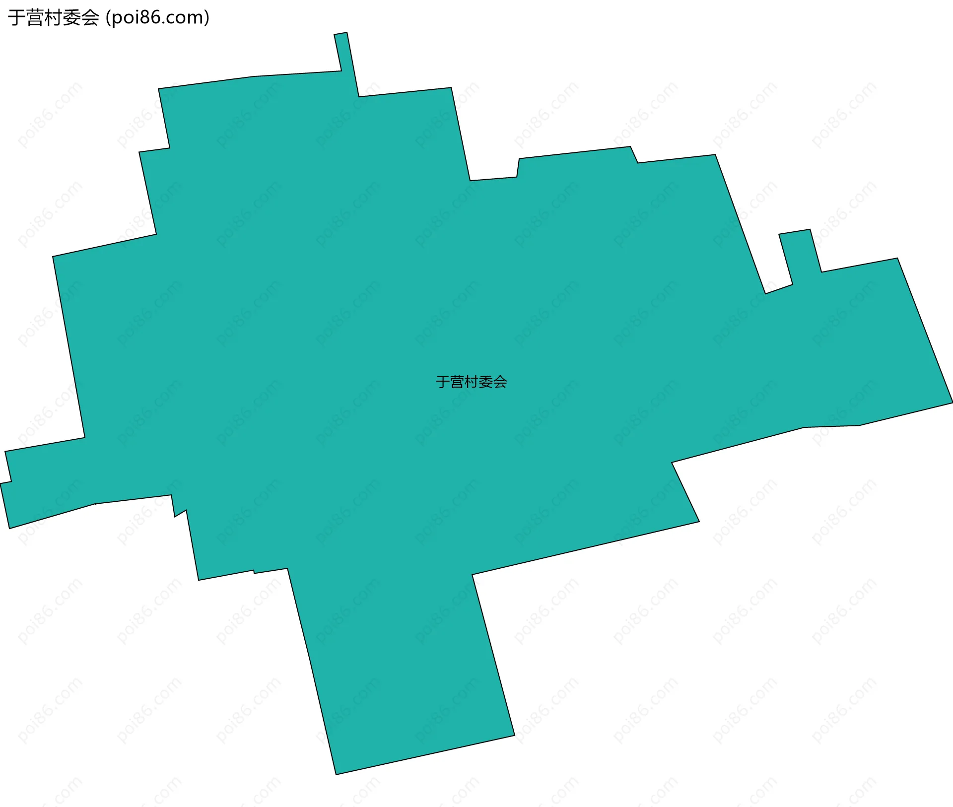 于营村委会边界地图