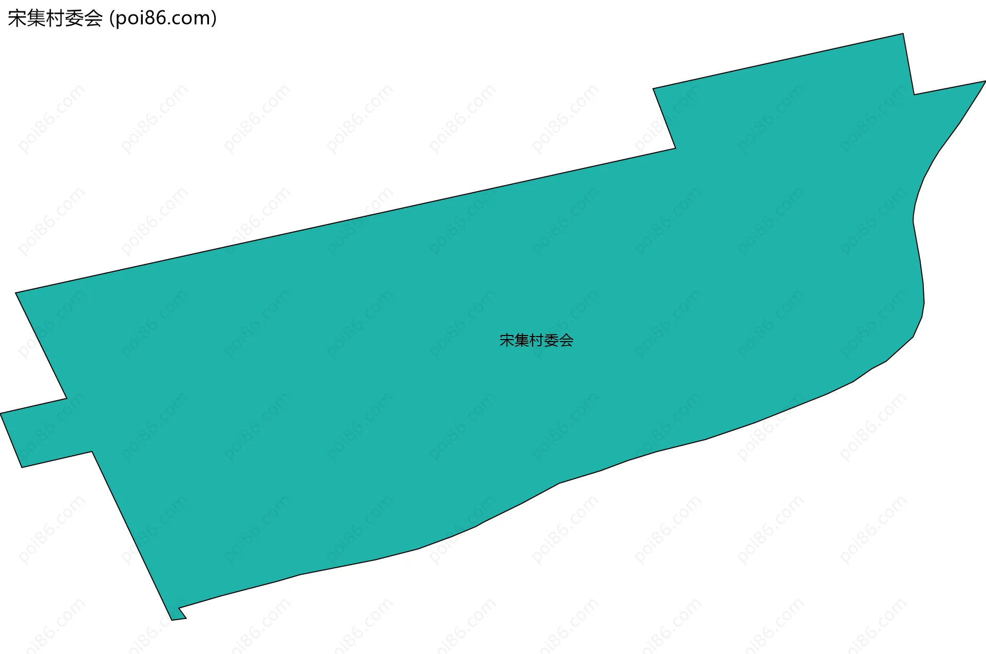 宋集村委会边界地图