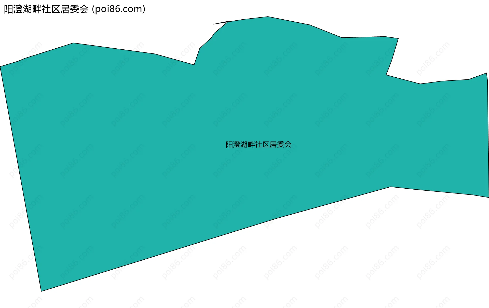 阳澄湖畔社区居委会边界地图
