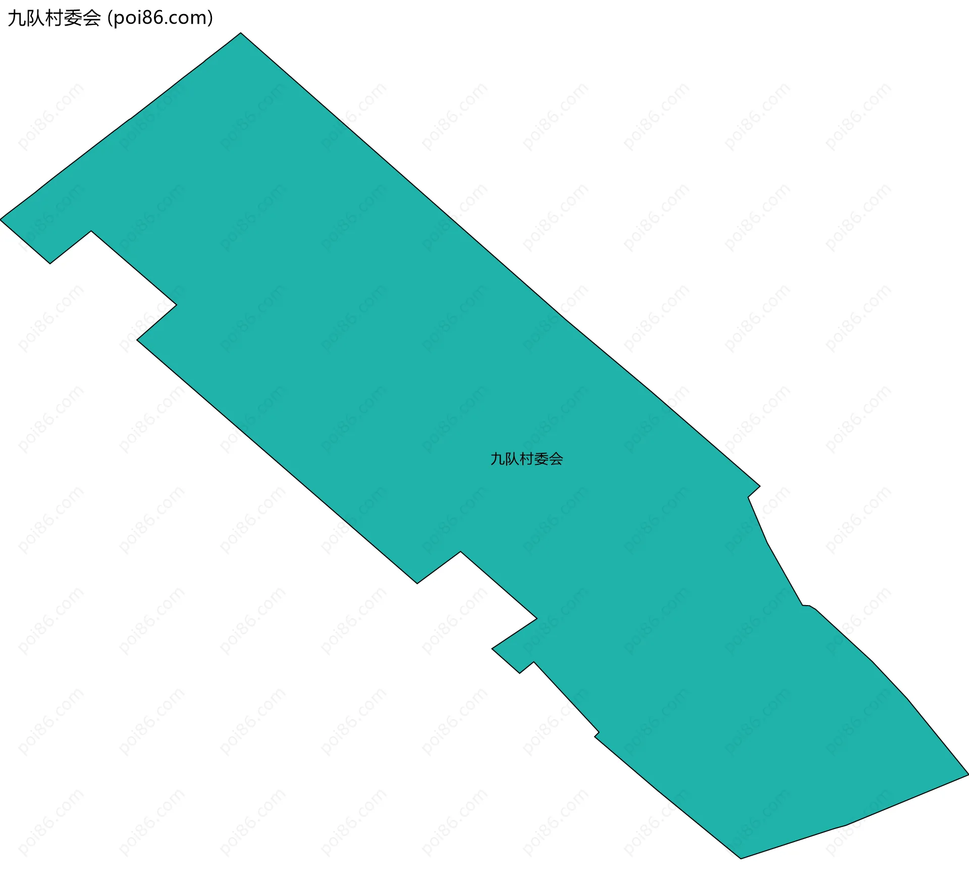 九队村委会边界地图