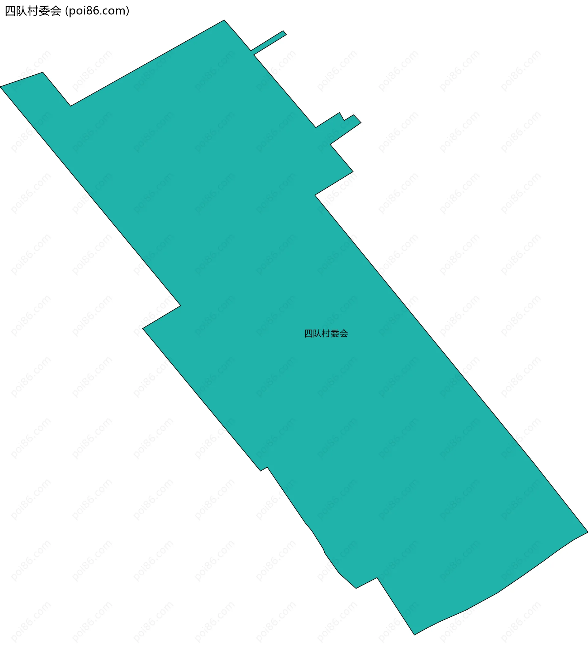 四队村委会边界地图