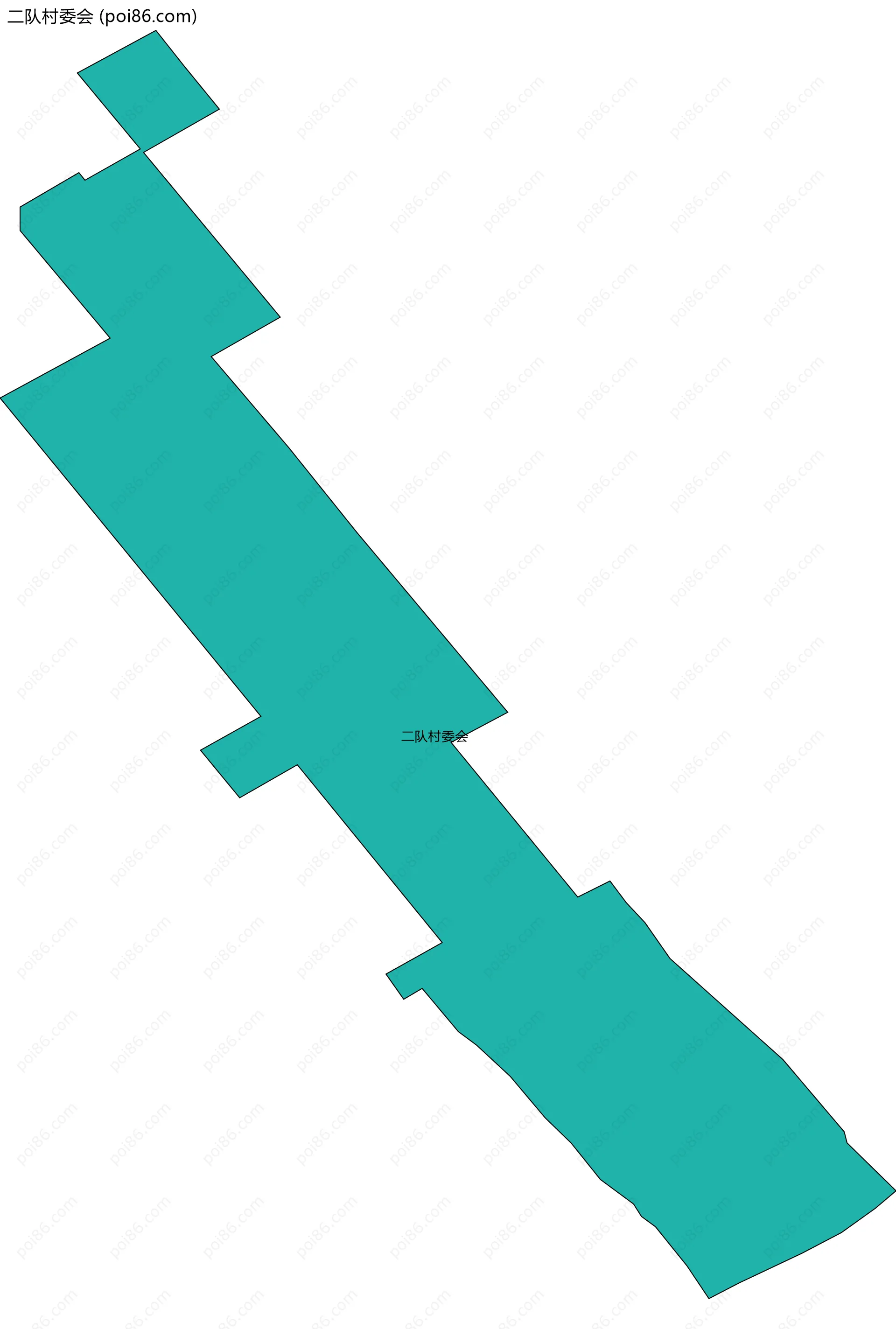 二队村委会边界地图