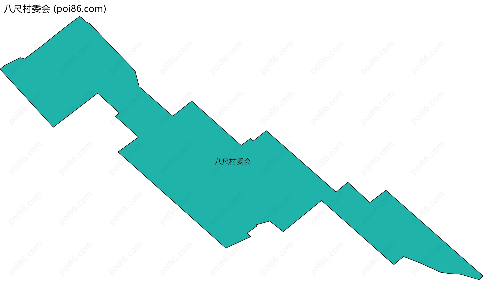八尺村委会边界地图