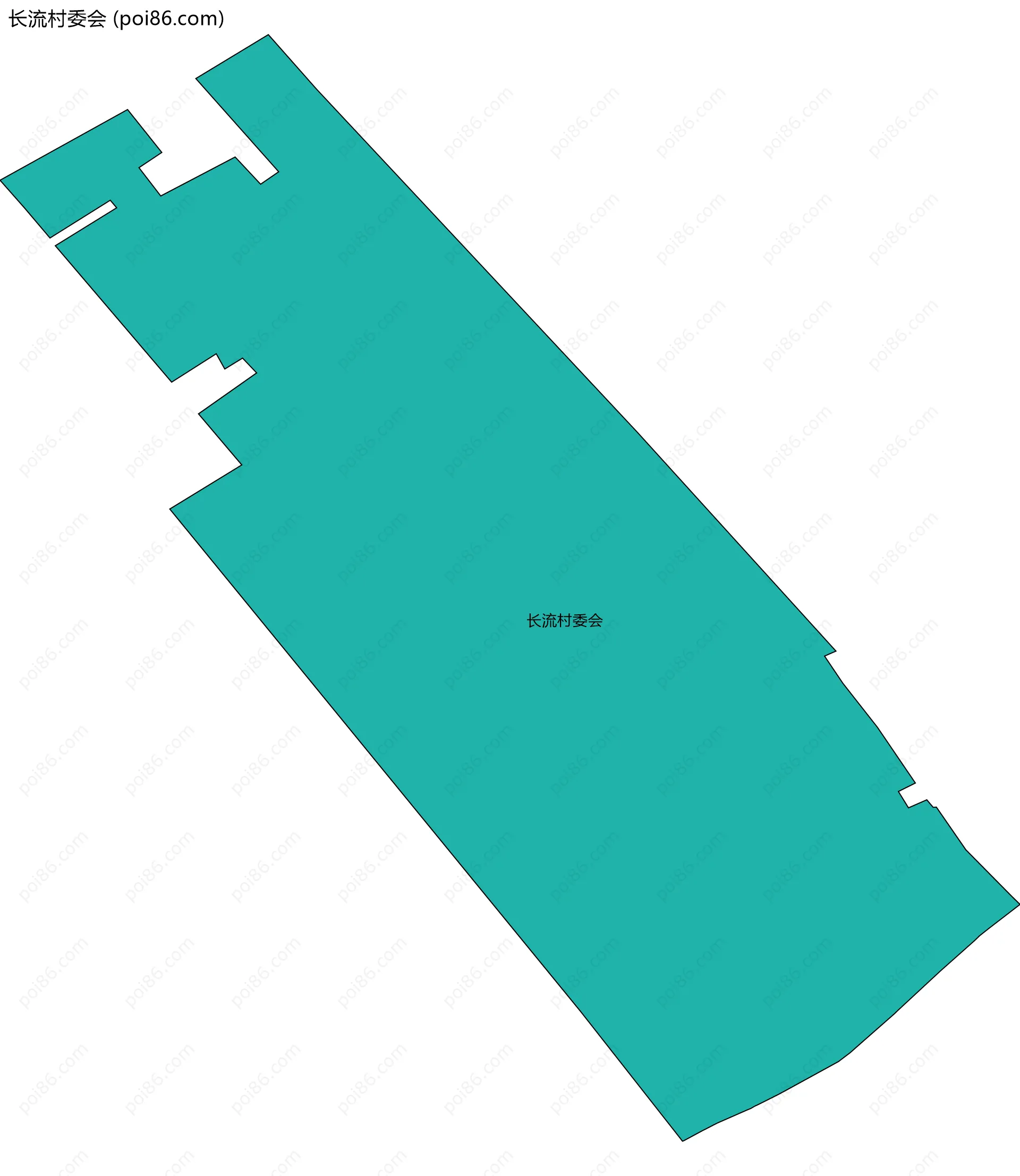 长流村委会边界地图