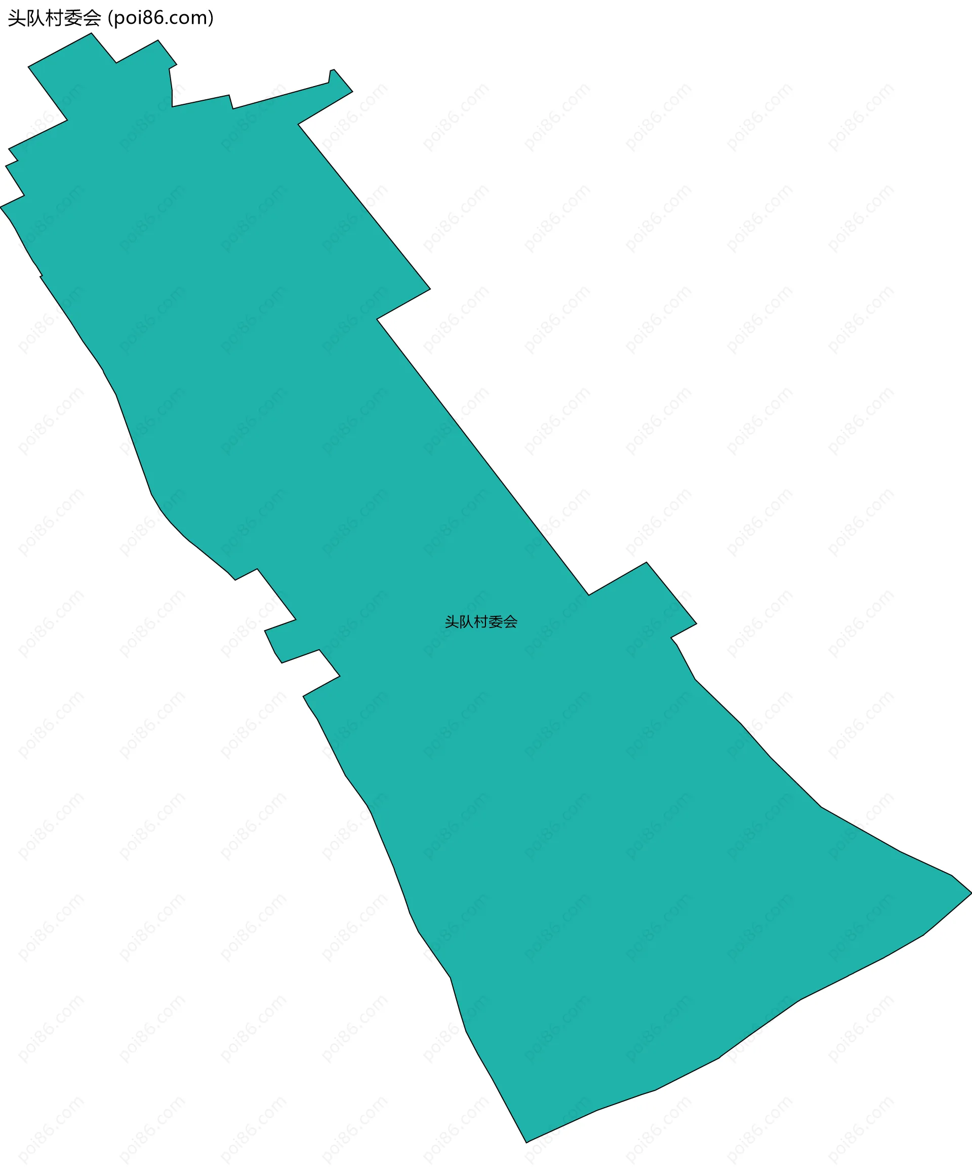 头队村委会边界地图