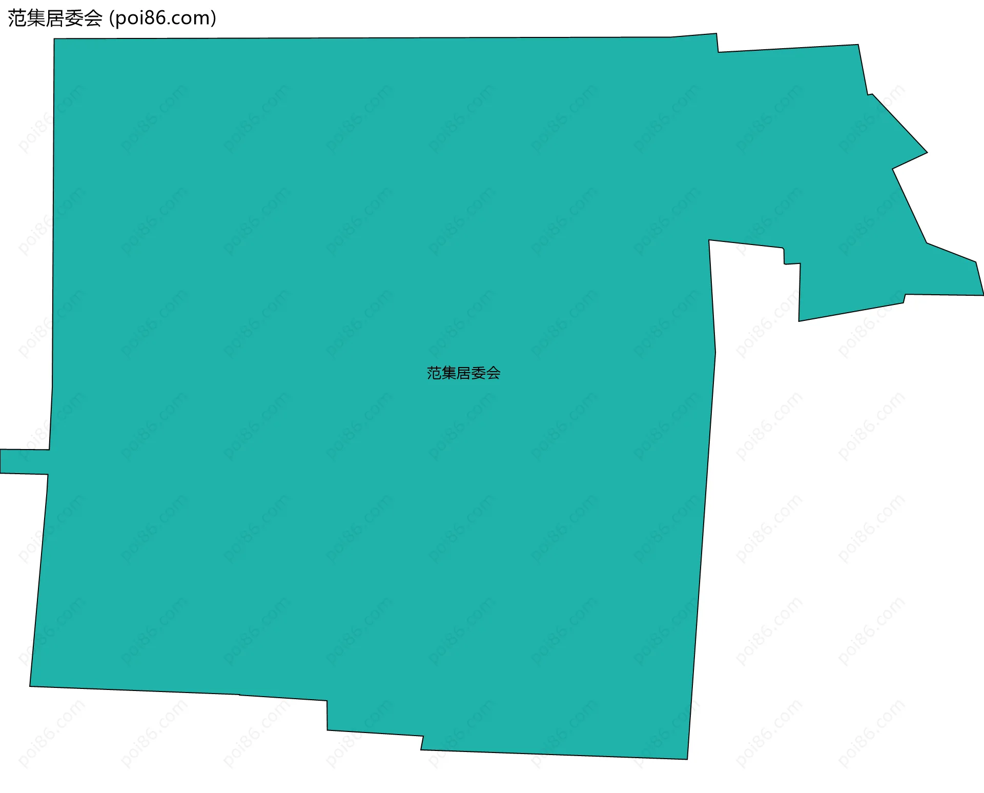 范集居委会边界地图