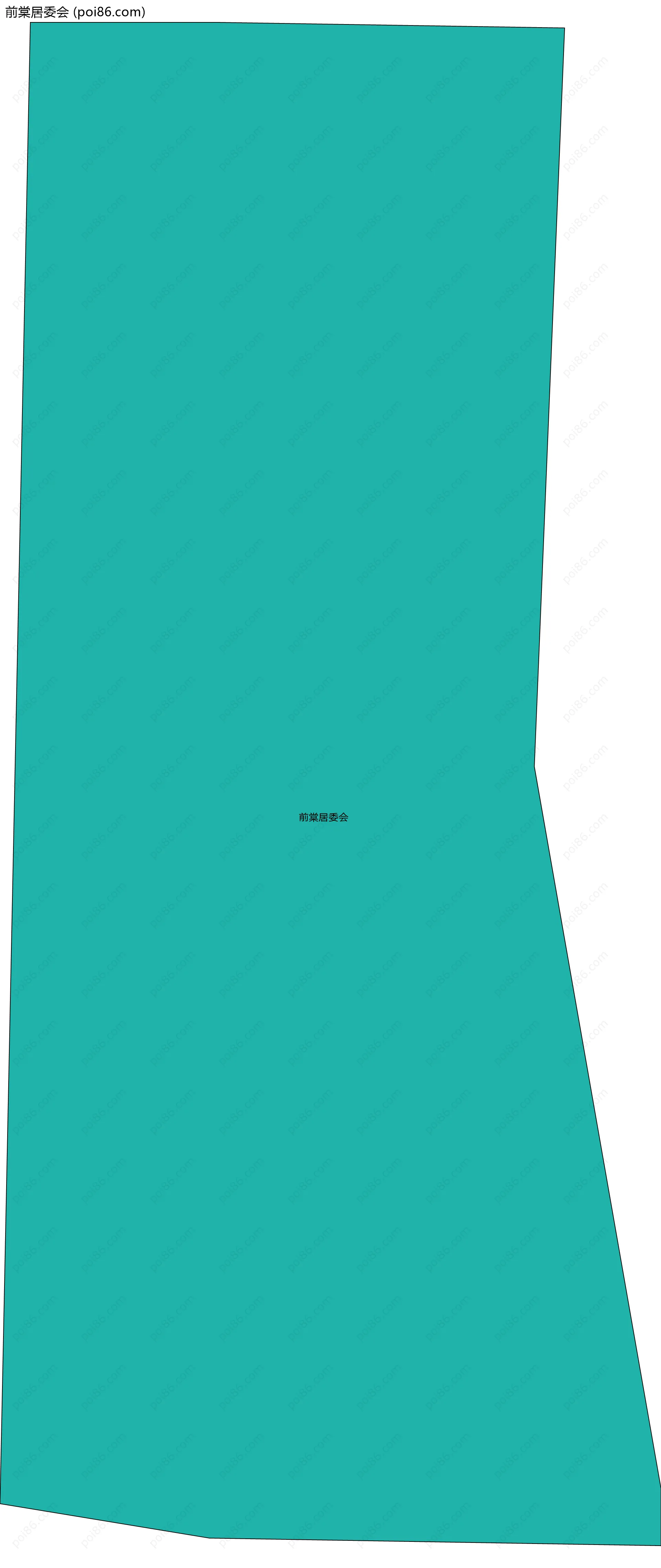 前棠居委会边界地图