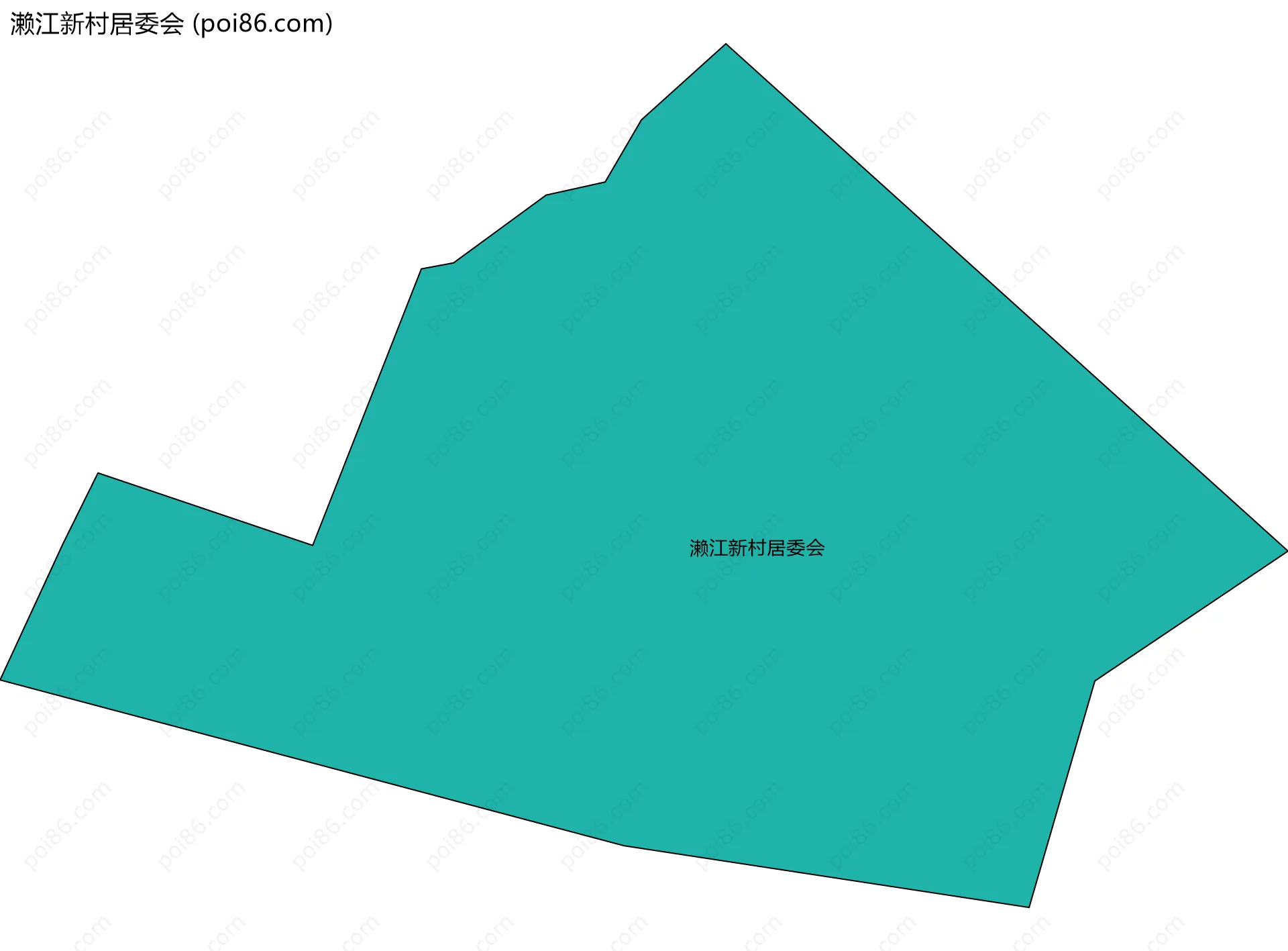 濑江新村居委会边界地图