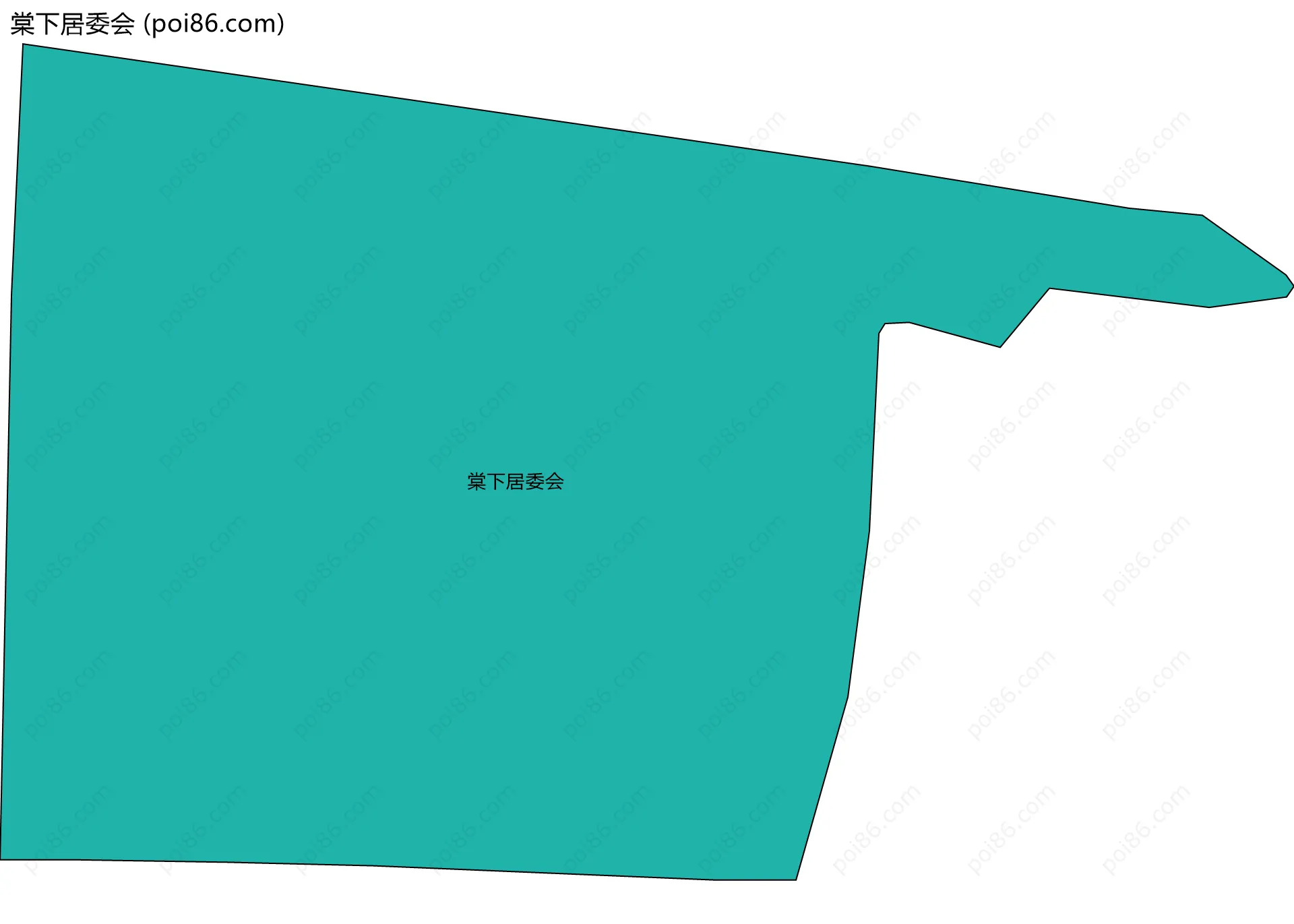 棠下居委会边界地图