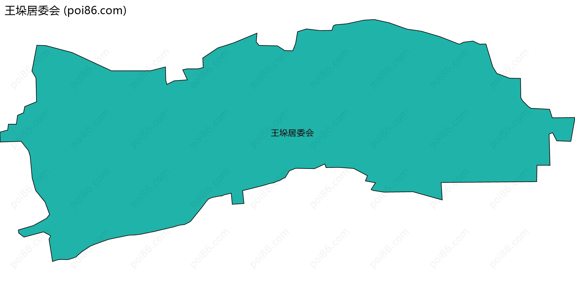 王垛居委会边界地图