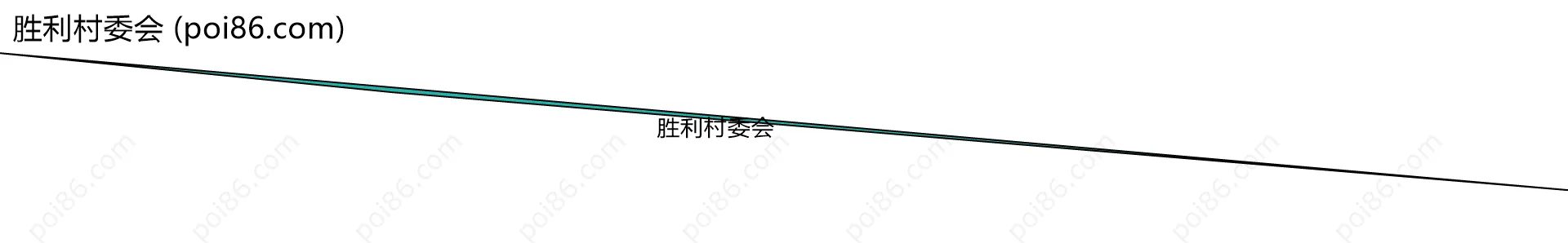 胜利村委会边界地图