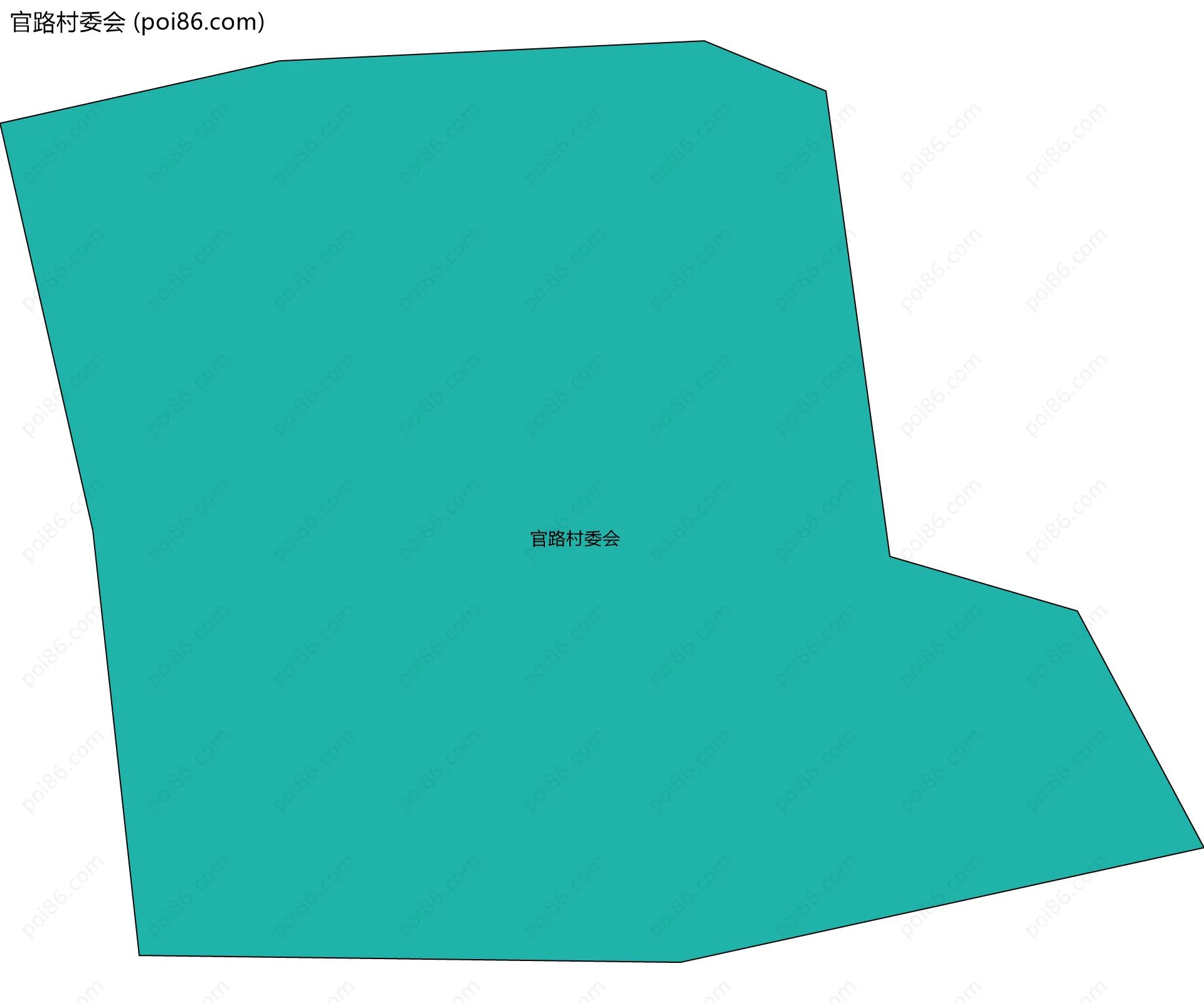 官路村委会边界地图