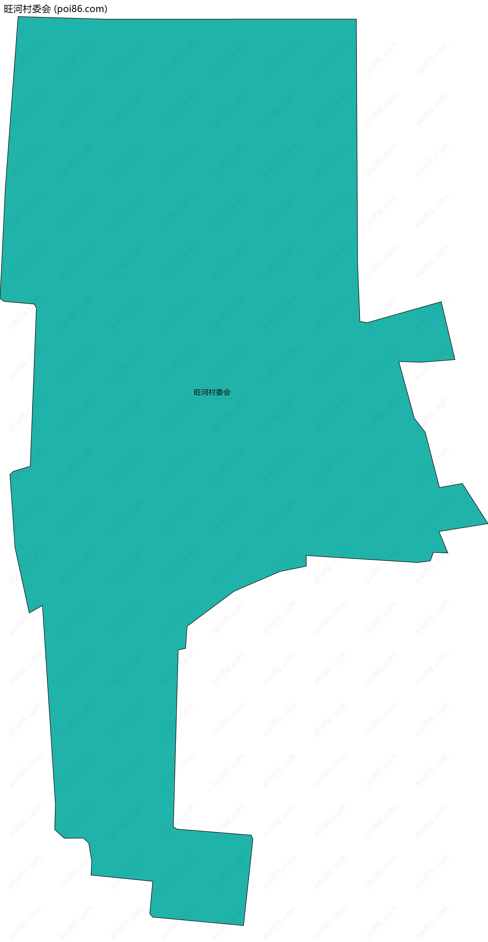 旺河村委会边界地图