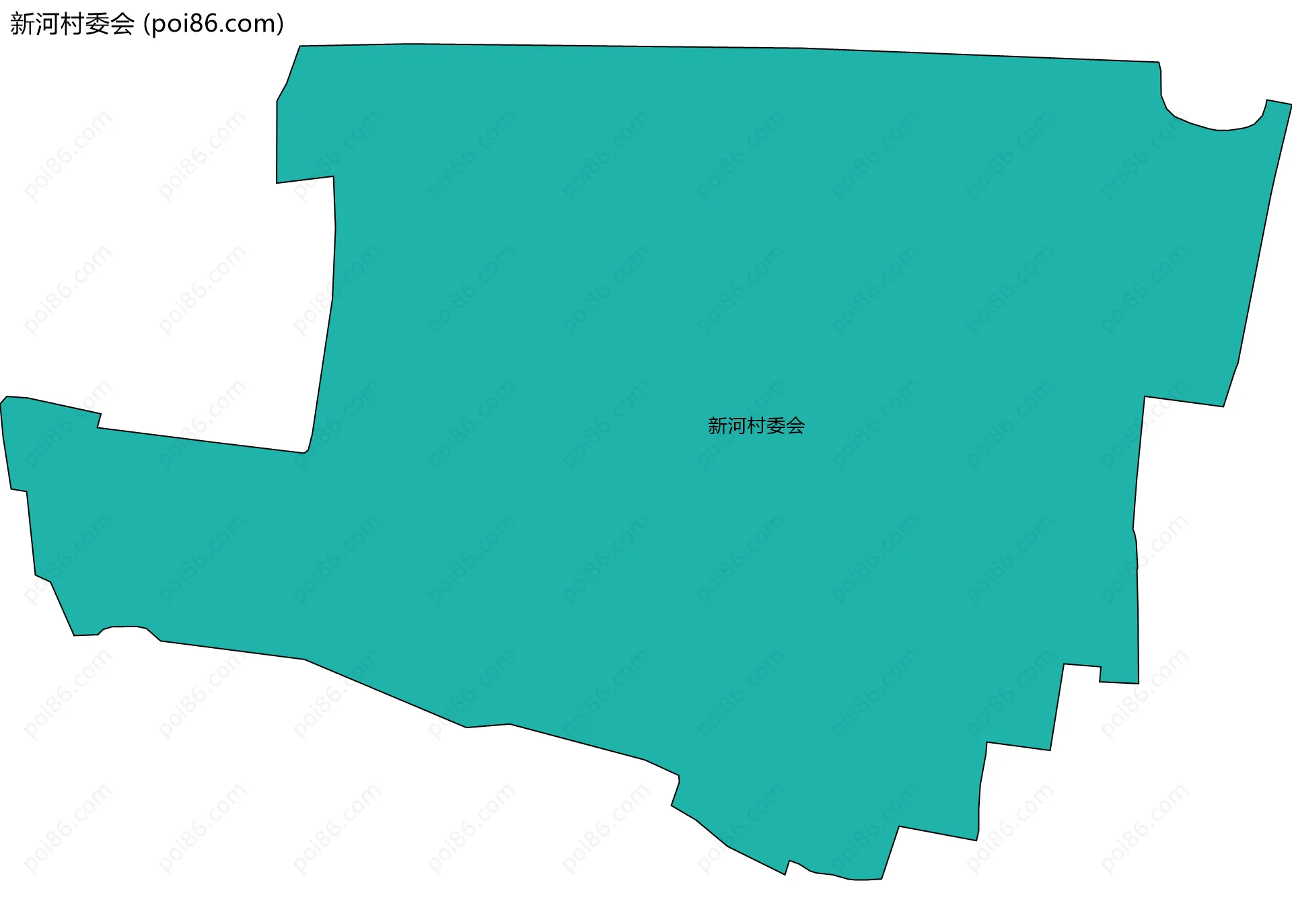 新河村委会边界地图