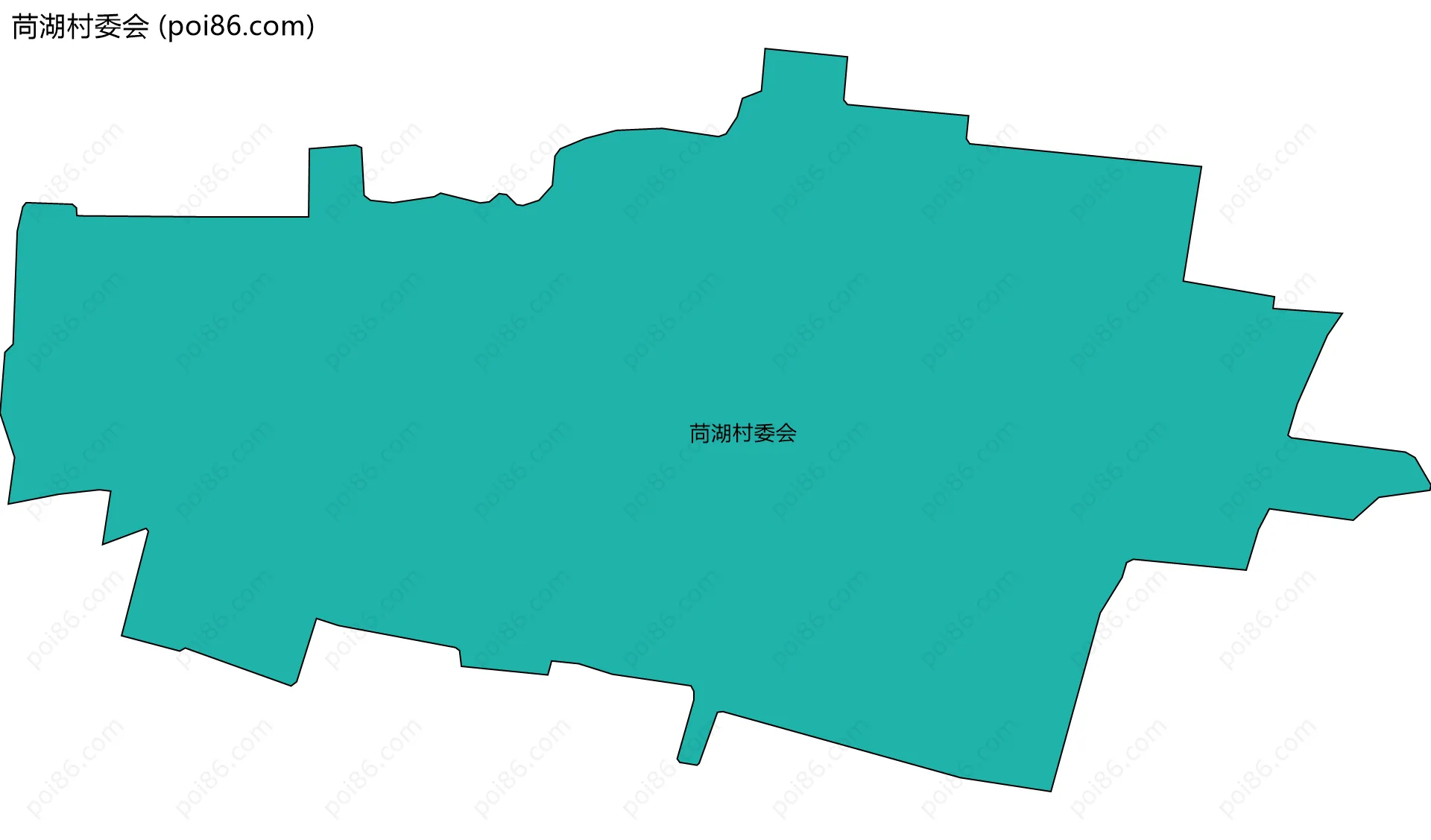 苘湖村委会边界地图