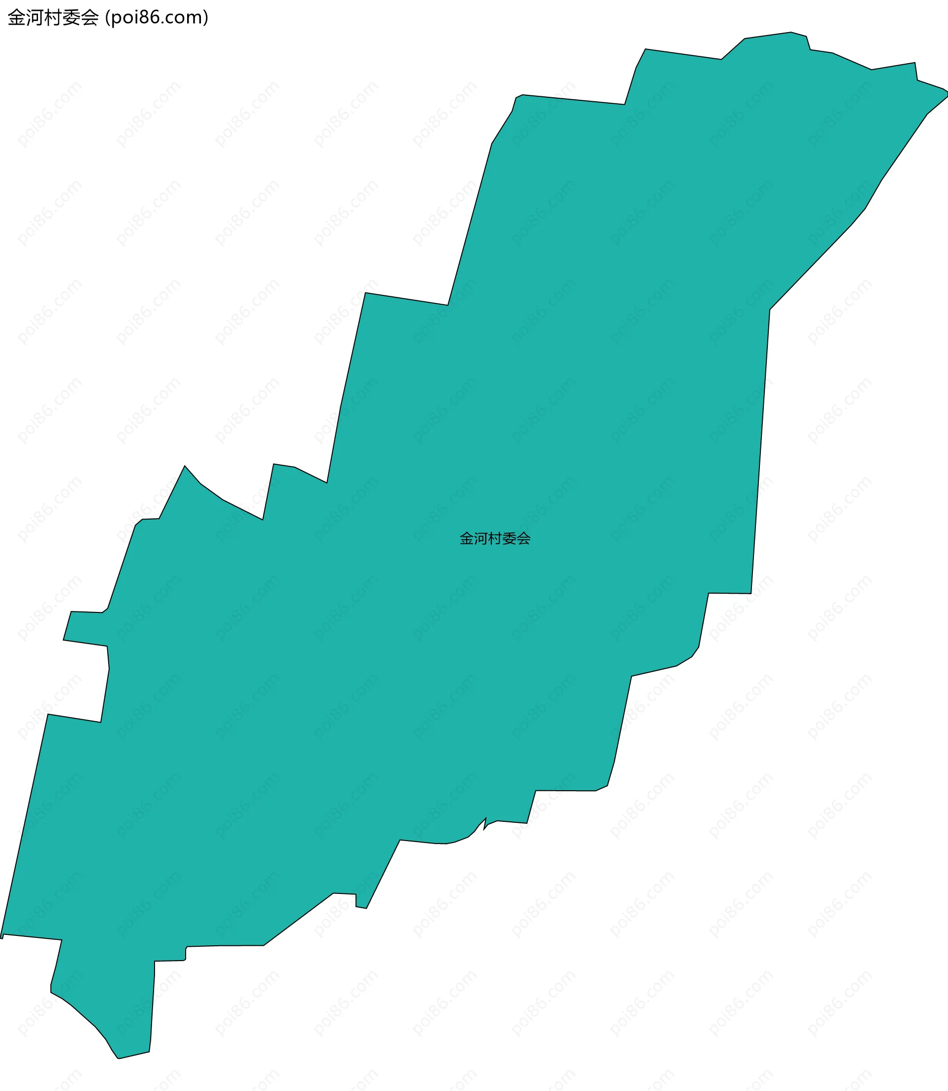 金河村委会边界地图
