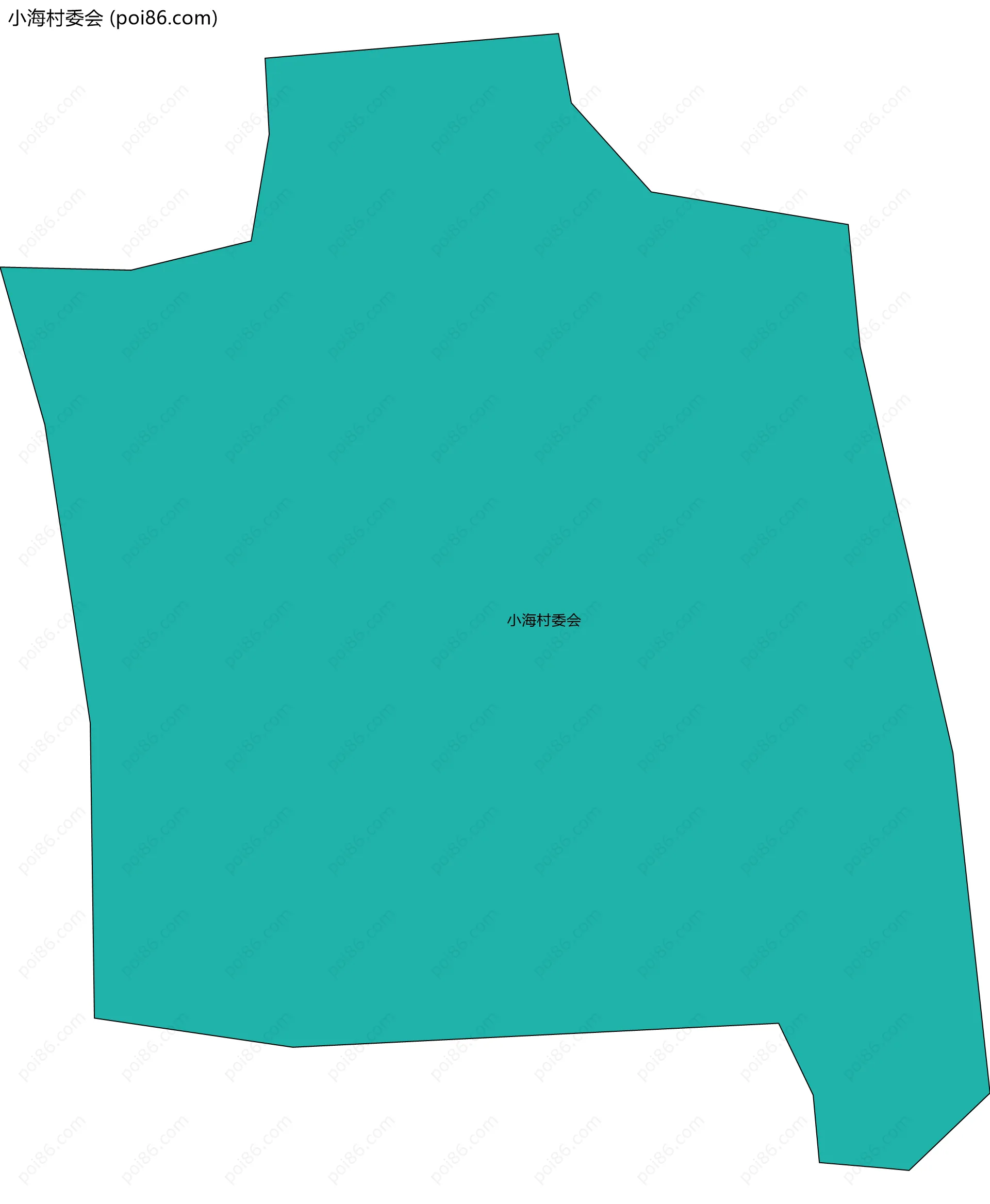 小海村委会边界地图