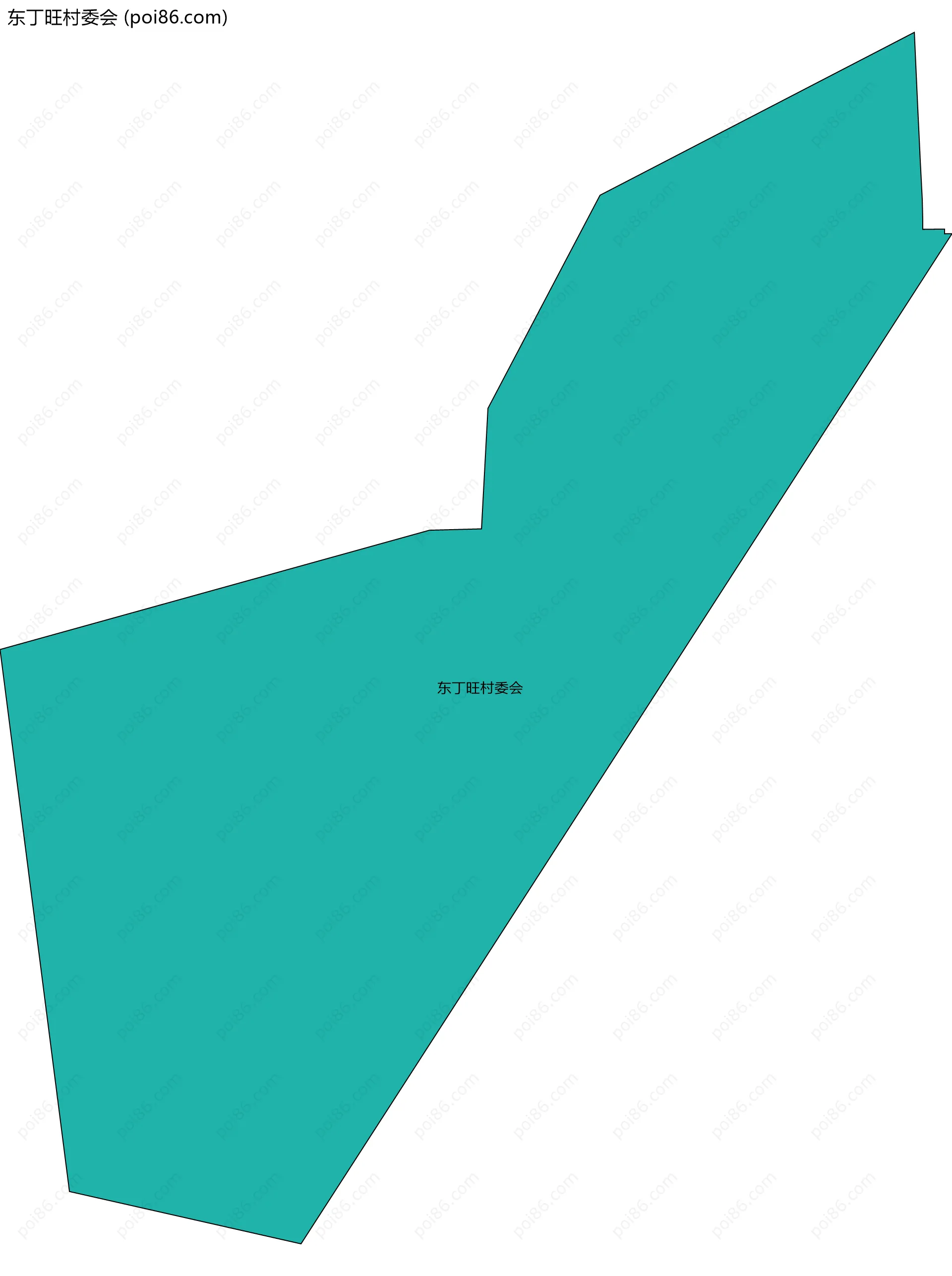 东丁旺村委会边界地图