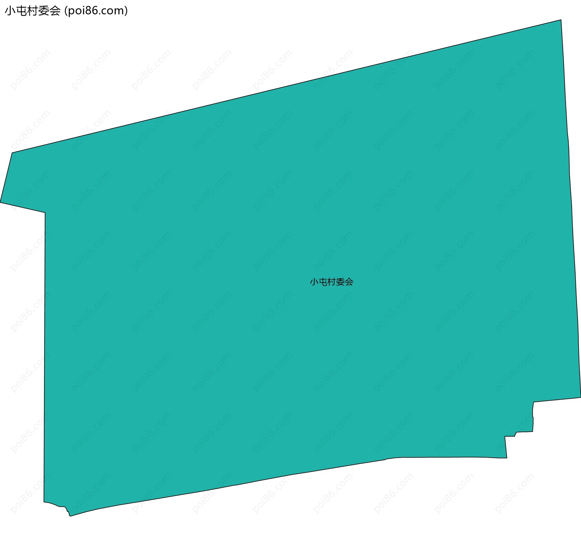 小屯村委会边界地图