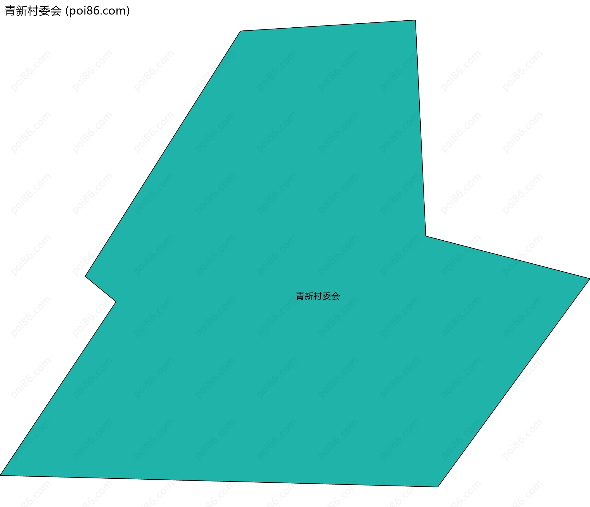 青新村委会边界地图
