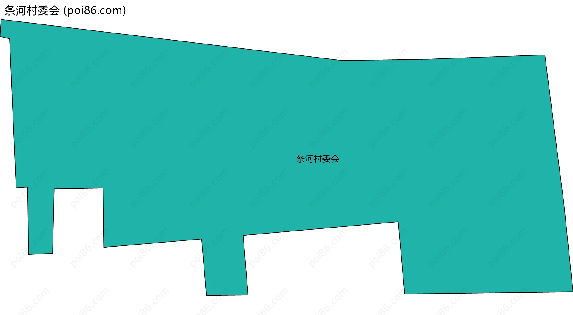 条河村委会边界地图