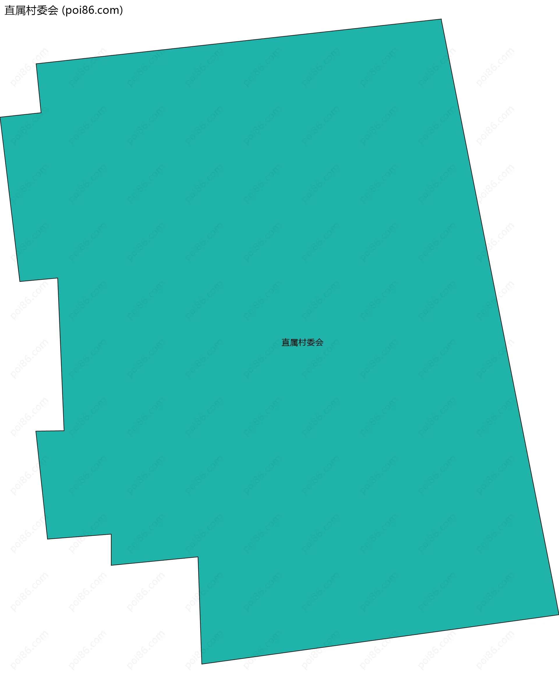 直属村委会边界地图