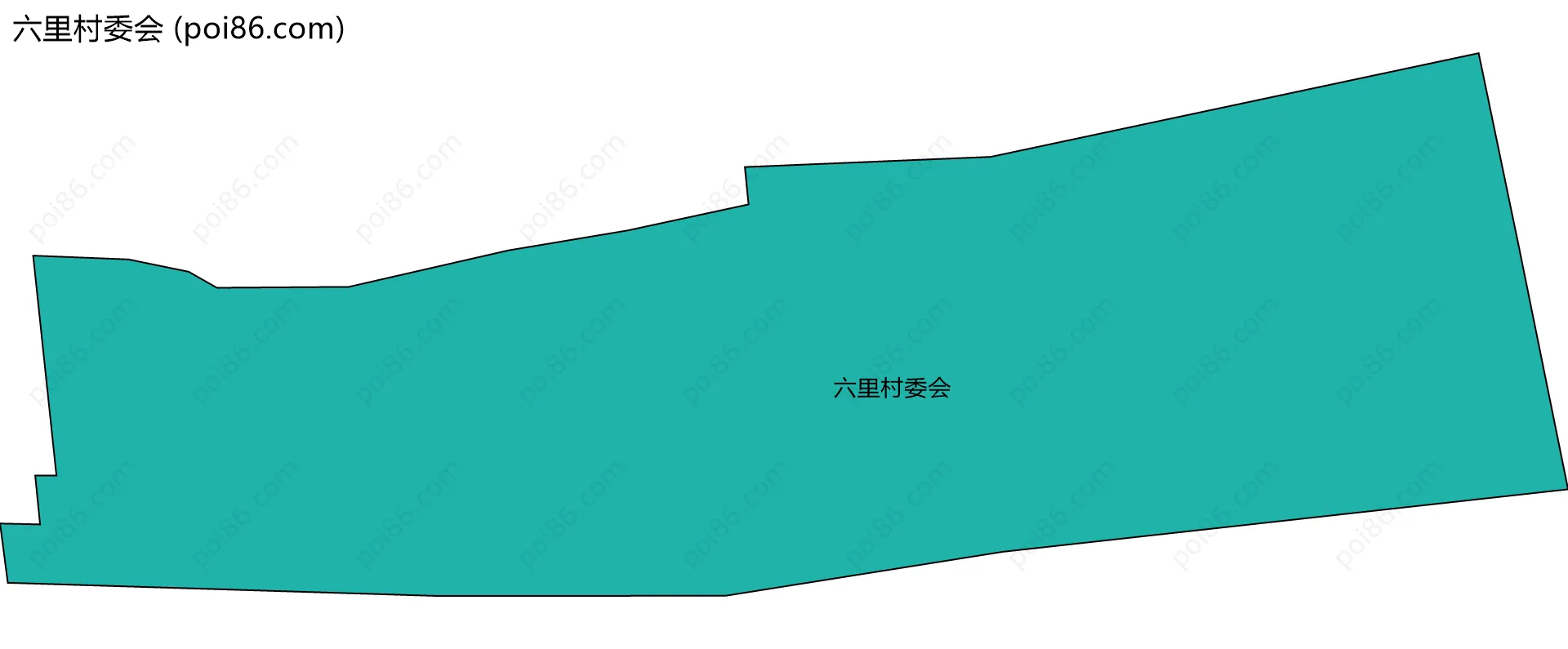 六里村委会边界地图