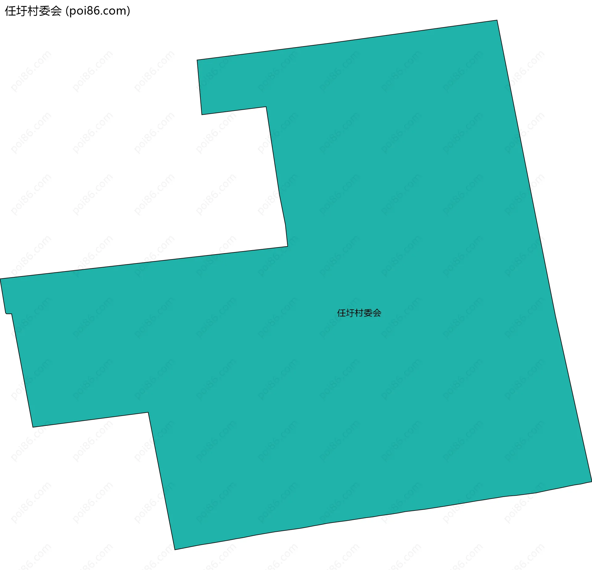 任圩村委会边界地图