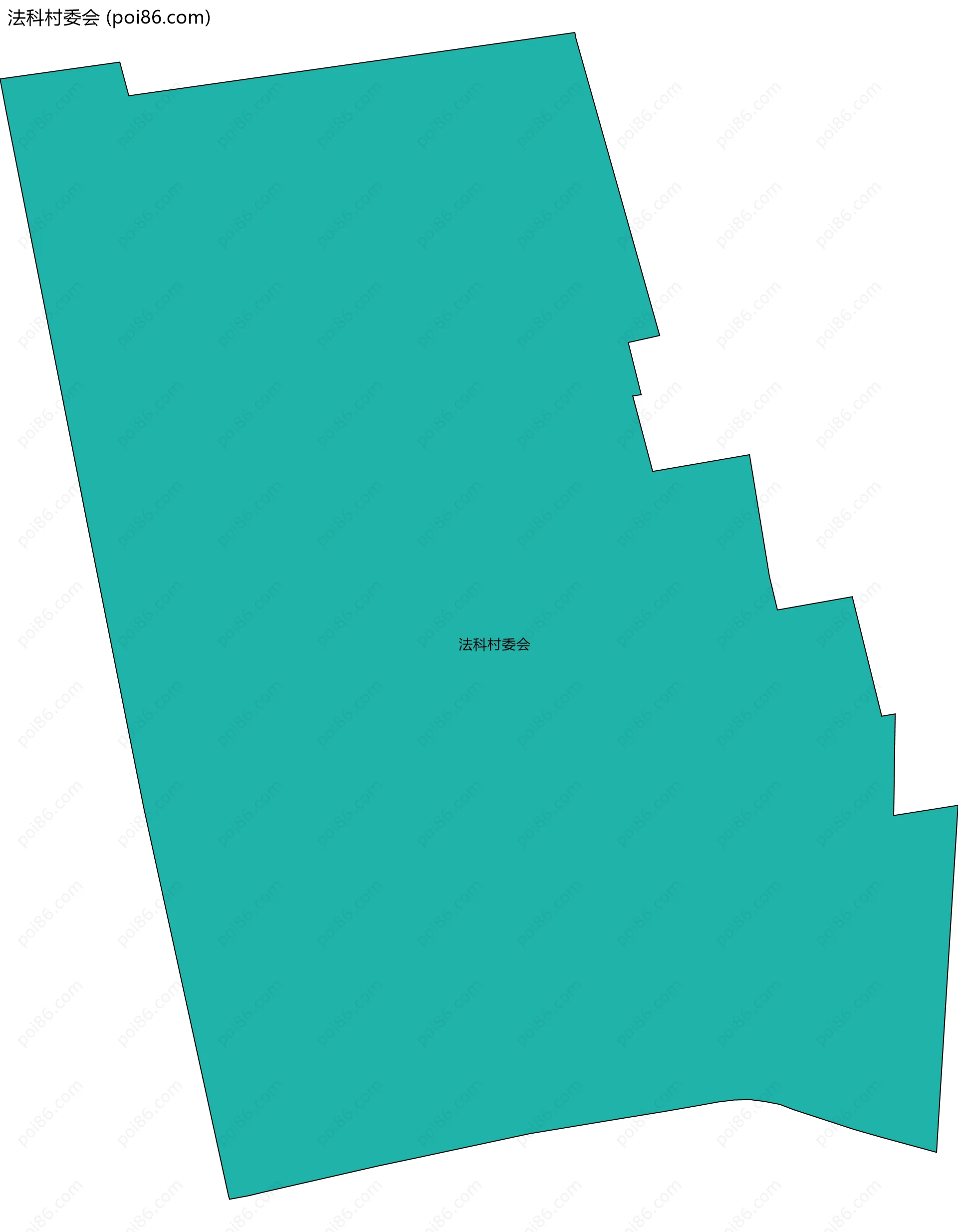 法科村委会边界地图