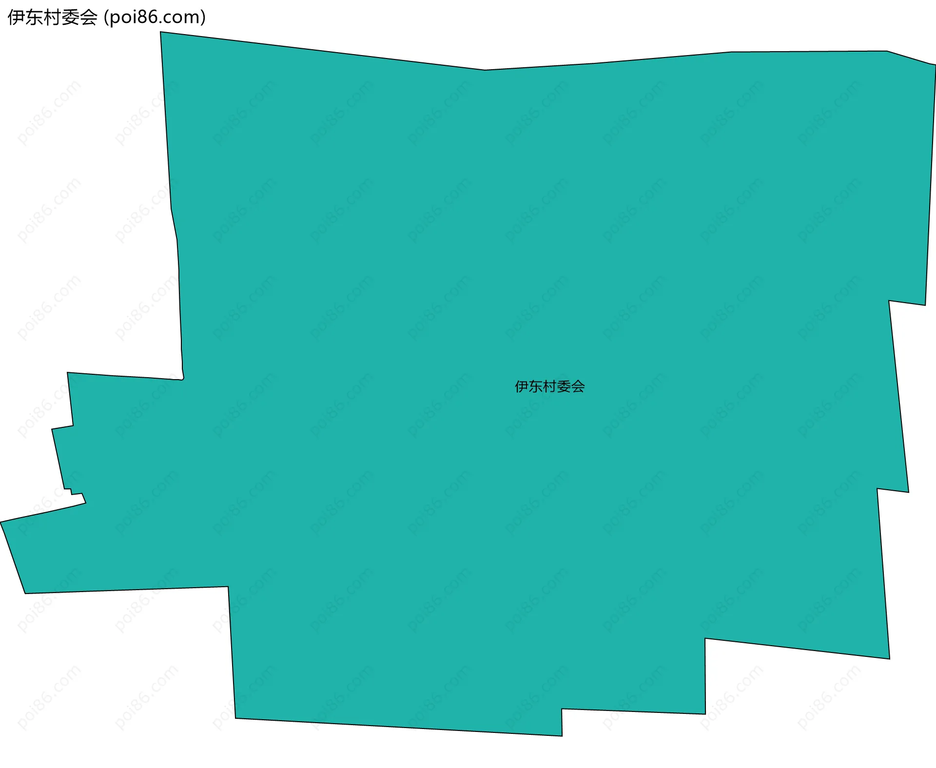 伊东村委会边界地图