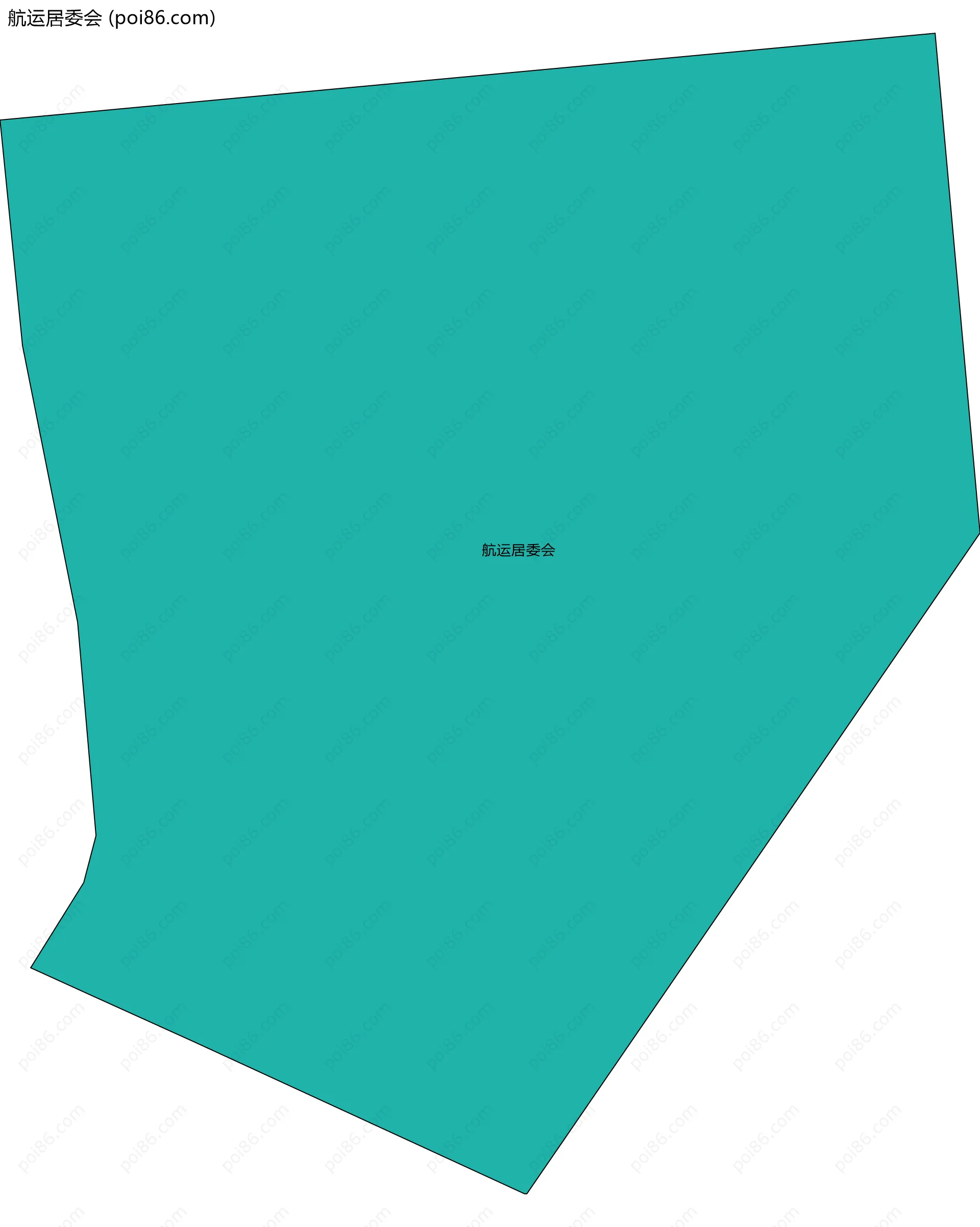 航运居委会边界地图