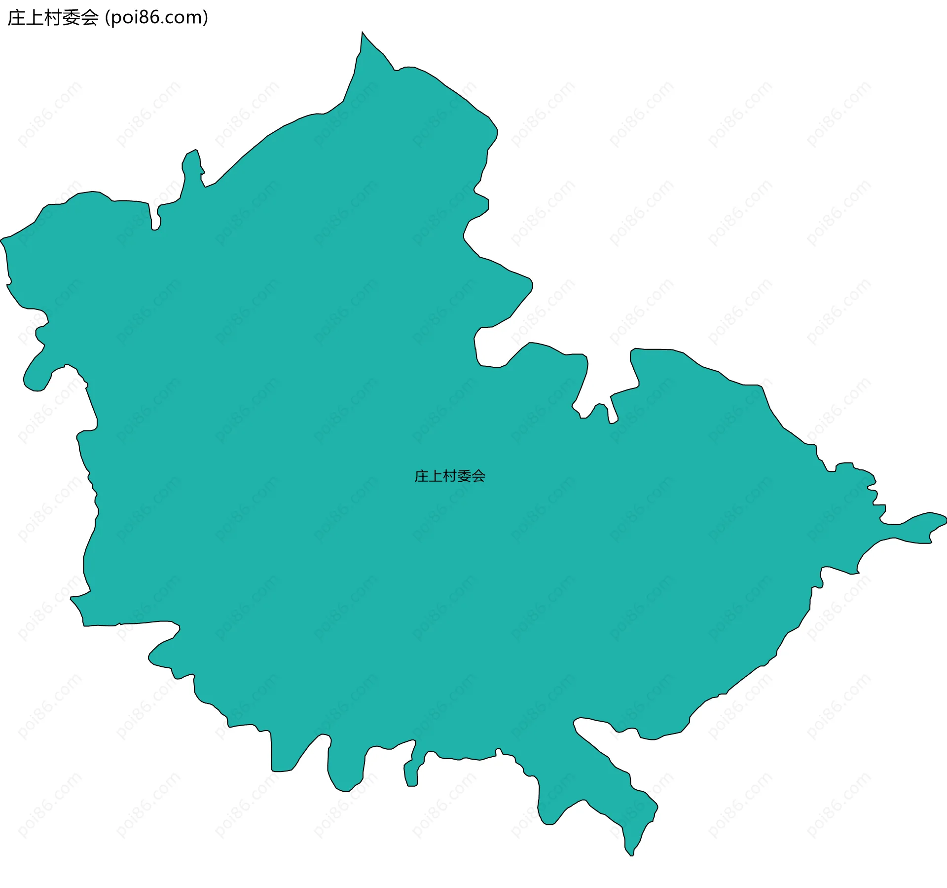 庄上村委会边界地图